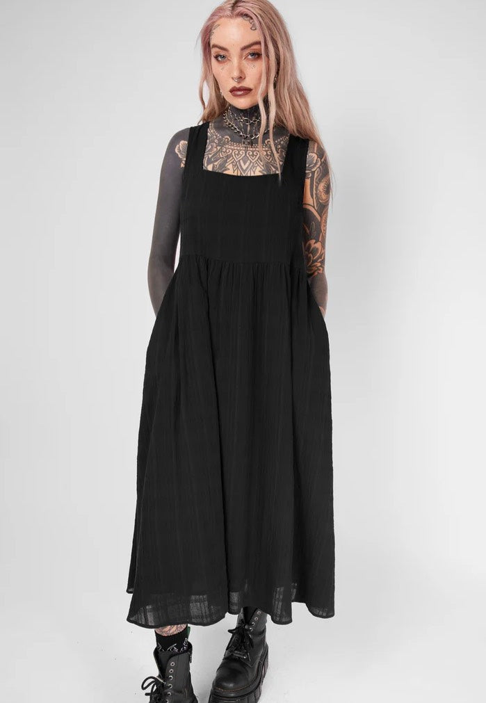 Mary Wyatt - Esme Smock Black - Dress | Women-Image