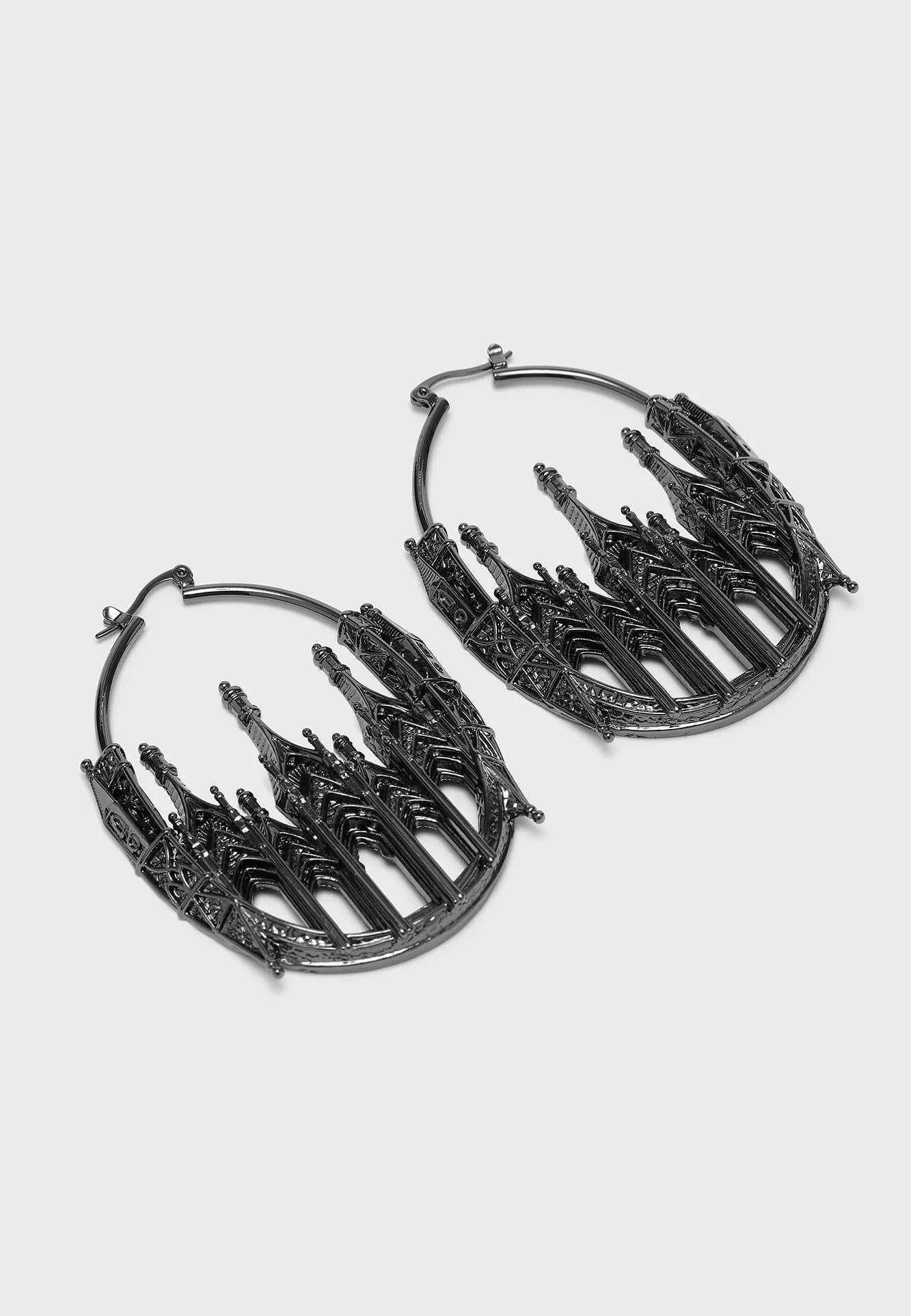 Killstar - Eternal Chamber Gunmetal - Earrings | Neutral-Image