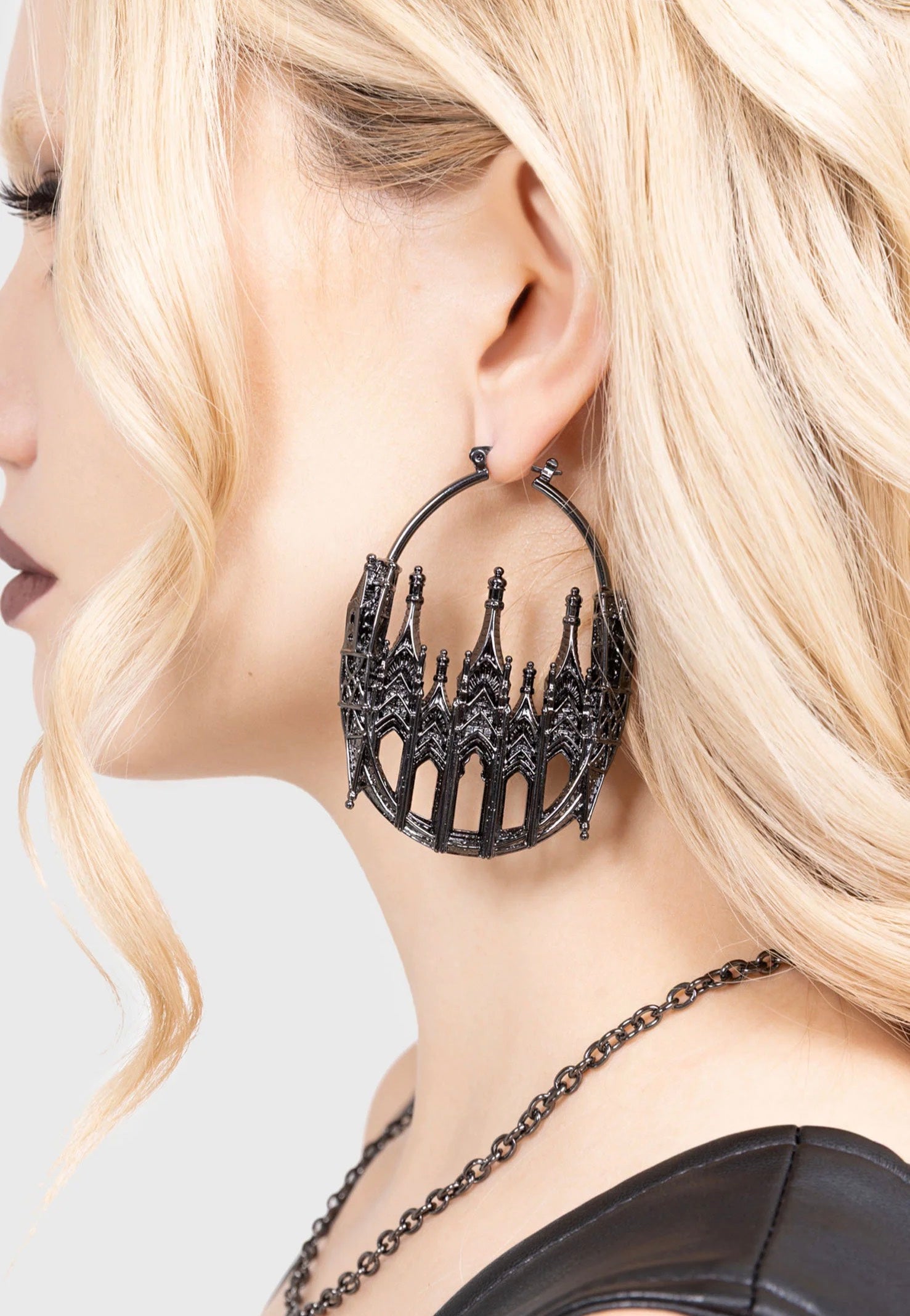 Killstar - Eternal Chamber Gunmetal - Earrings | Neutral-Image