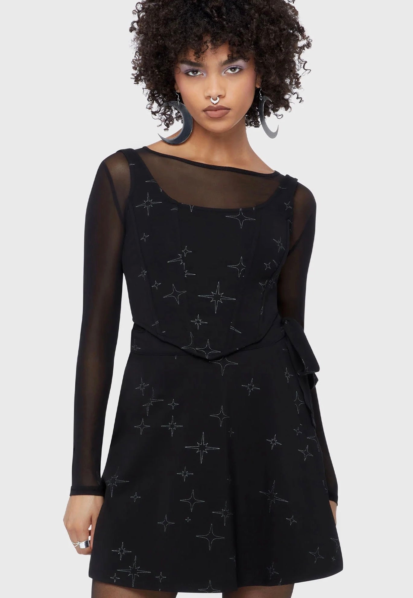 Killstar - Ethereal Night Black - Corset | Women-Image