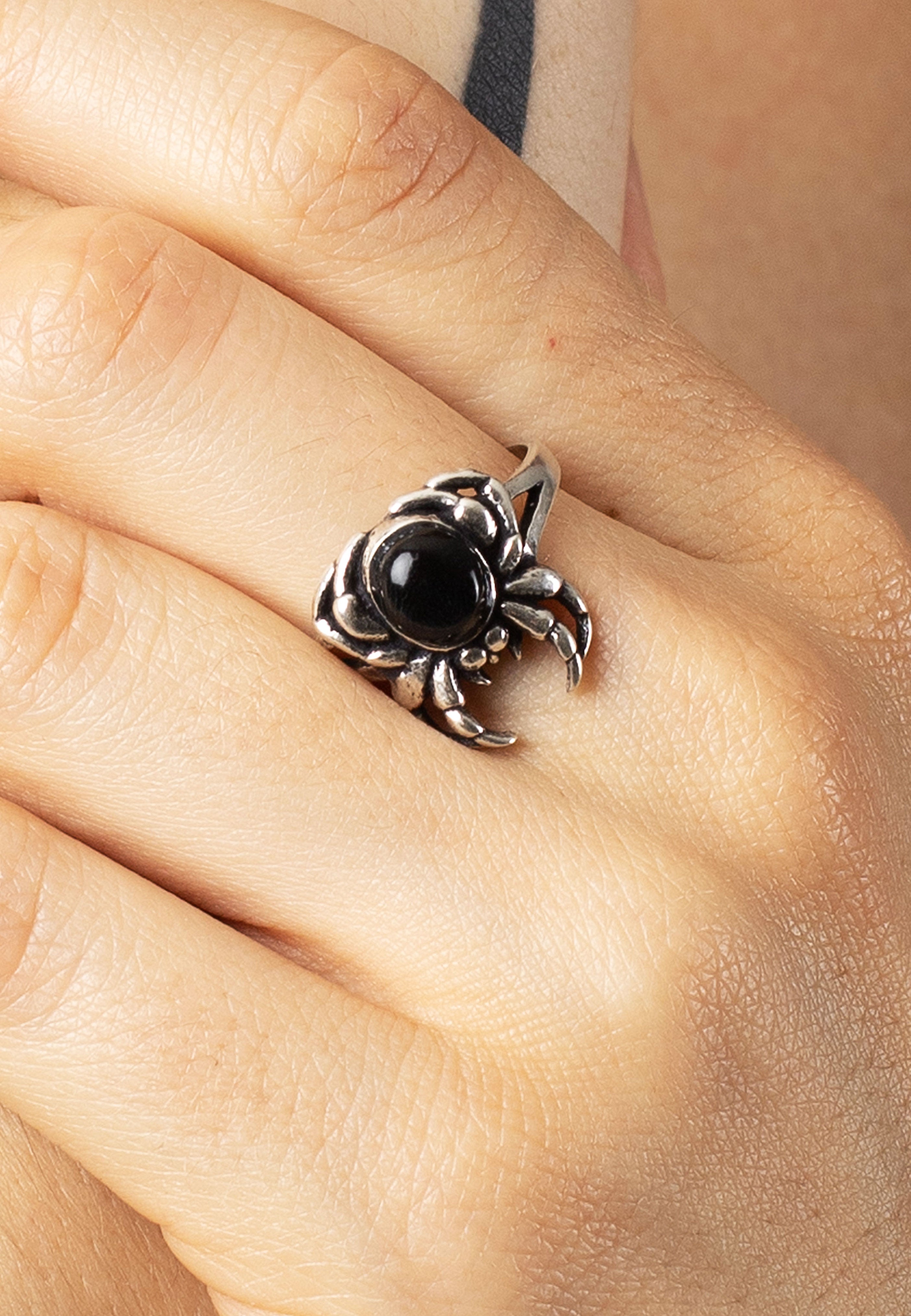 etNox - Black Spider - Ring | Neutral-Image