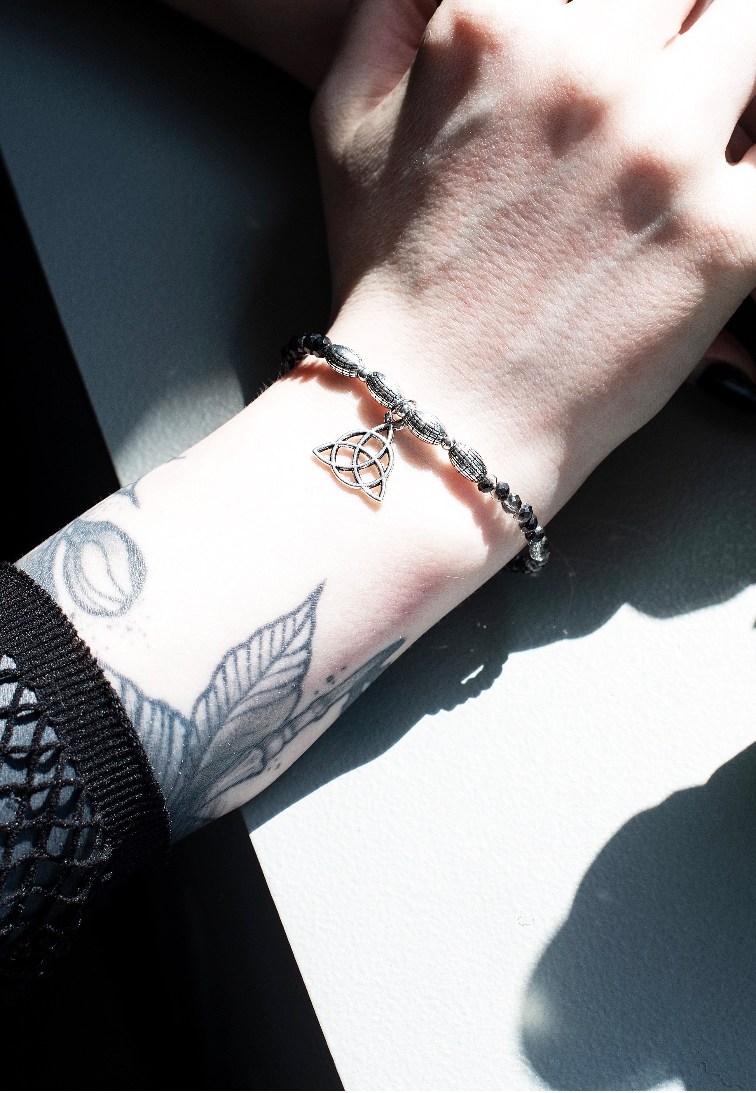 etNox - Real Stone Black/Silver - Bracelet | Neutral-Image
