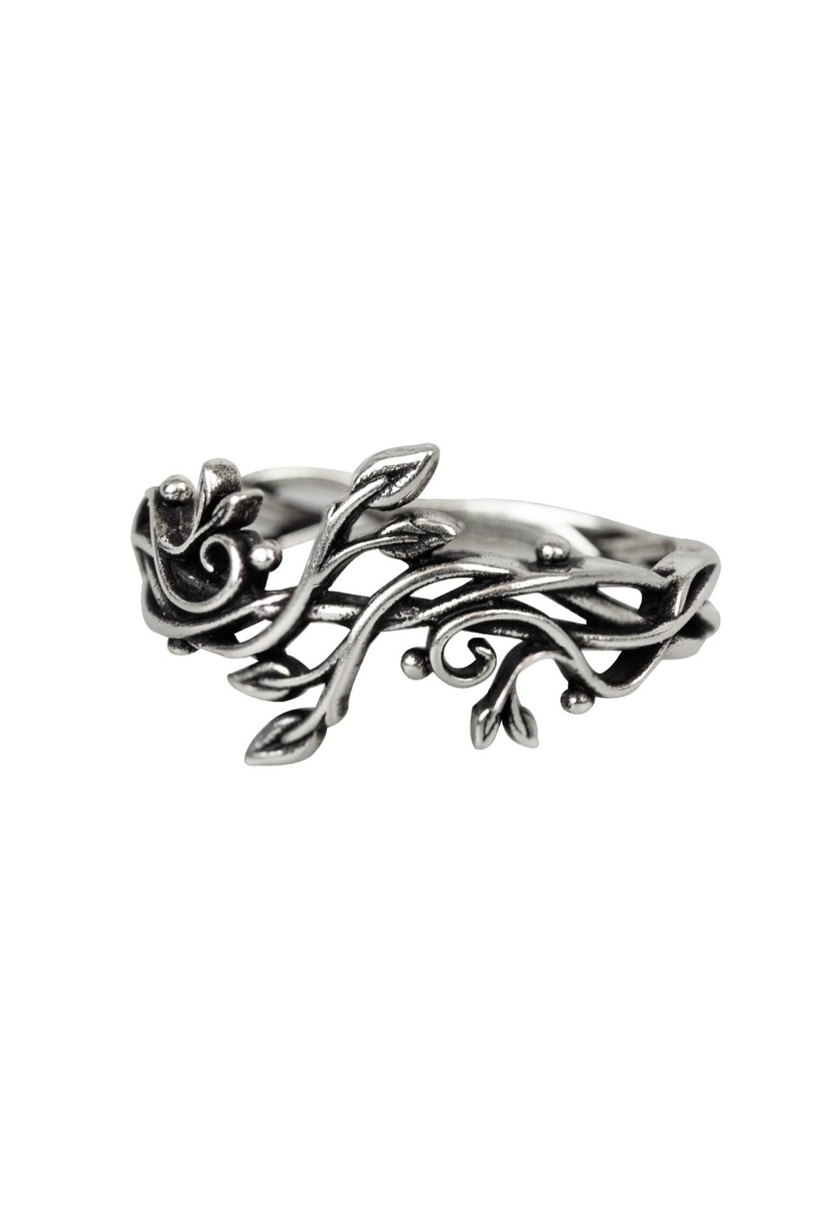 etNox Leaves ll Silver Ring