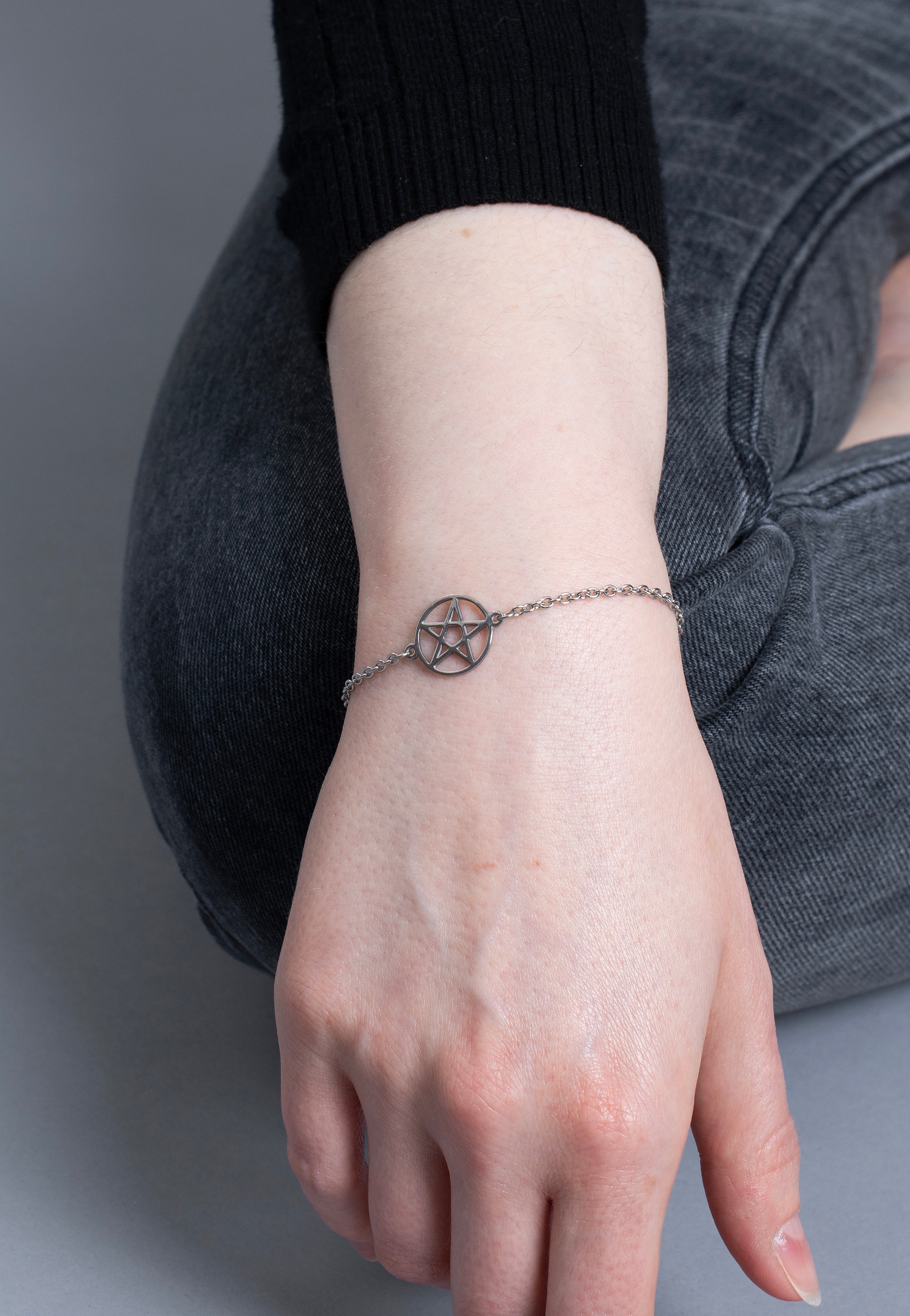 etNox - Pentagramm Silver - Bracelet | Neutral-Image