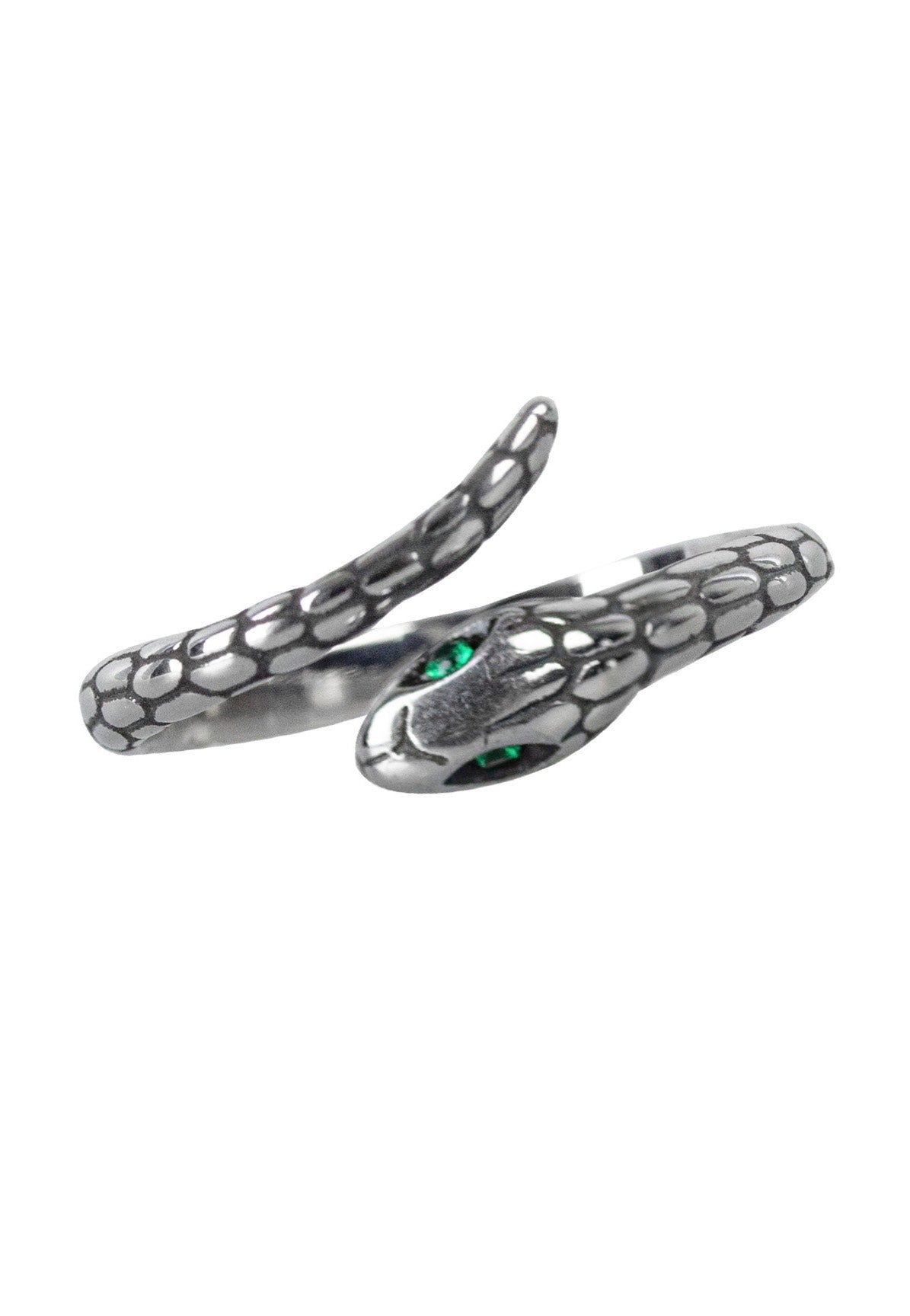 etNox Schlange mit Zirkonia Silver Ring