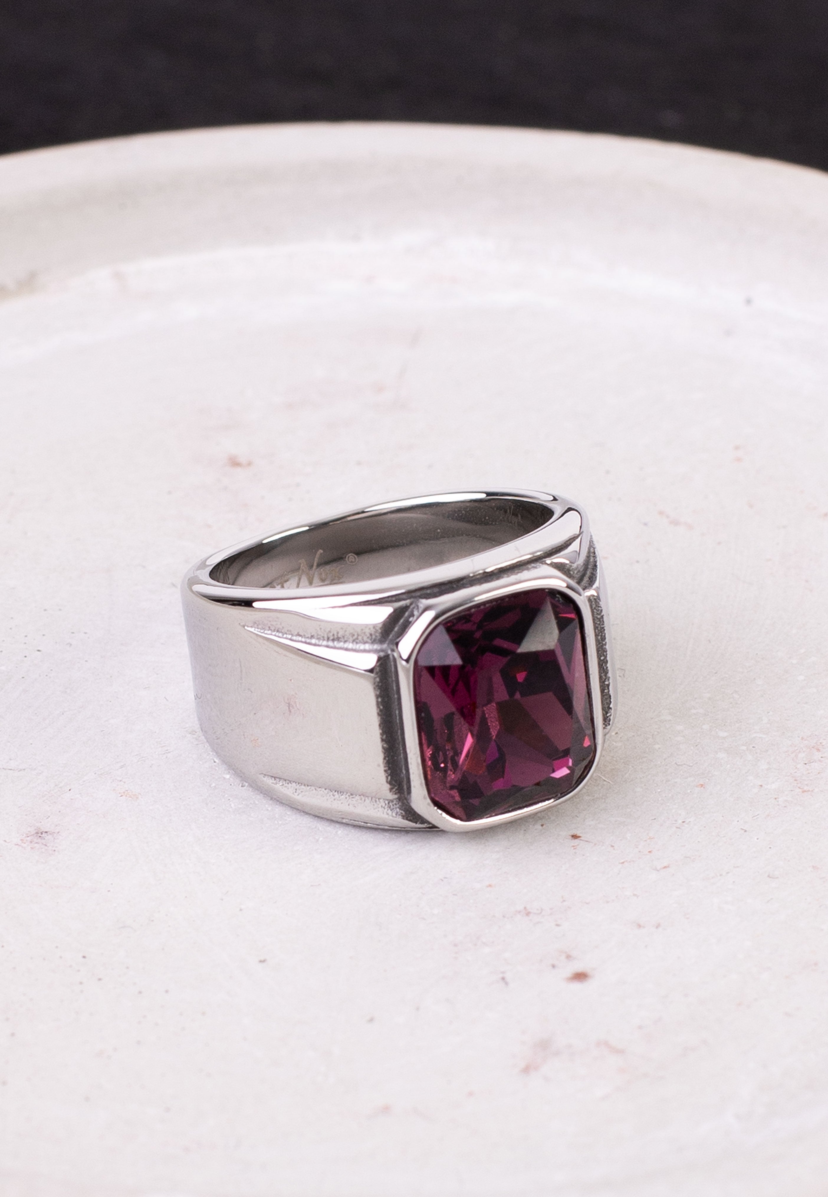 etNox - Simply Purple mit Stein - Ring | Neutral-Image