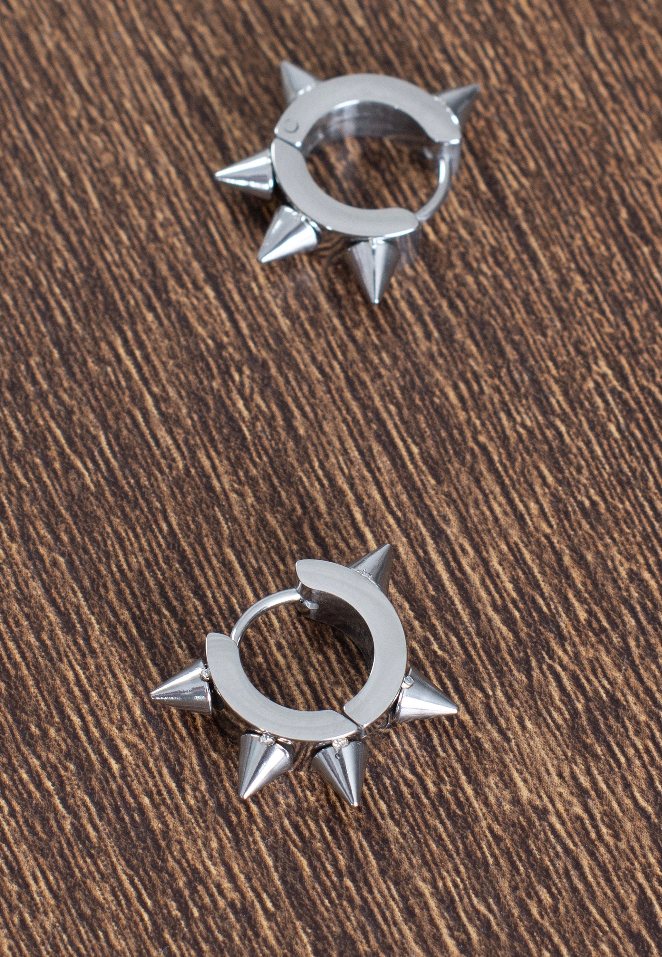 etNox - Spikes Silver - Earrings