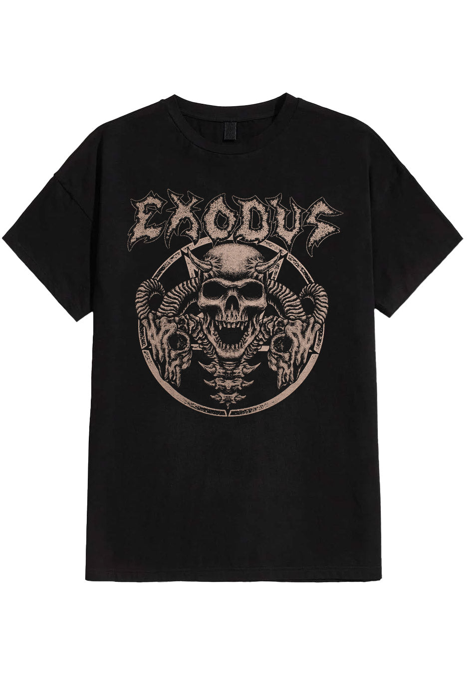 Exodus - Horns Skull - T-Shirt