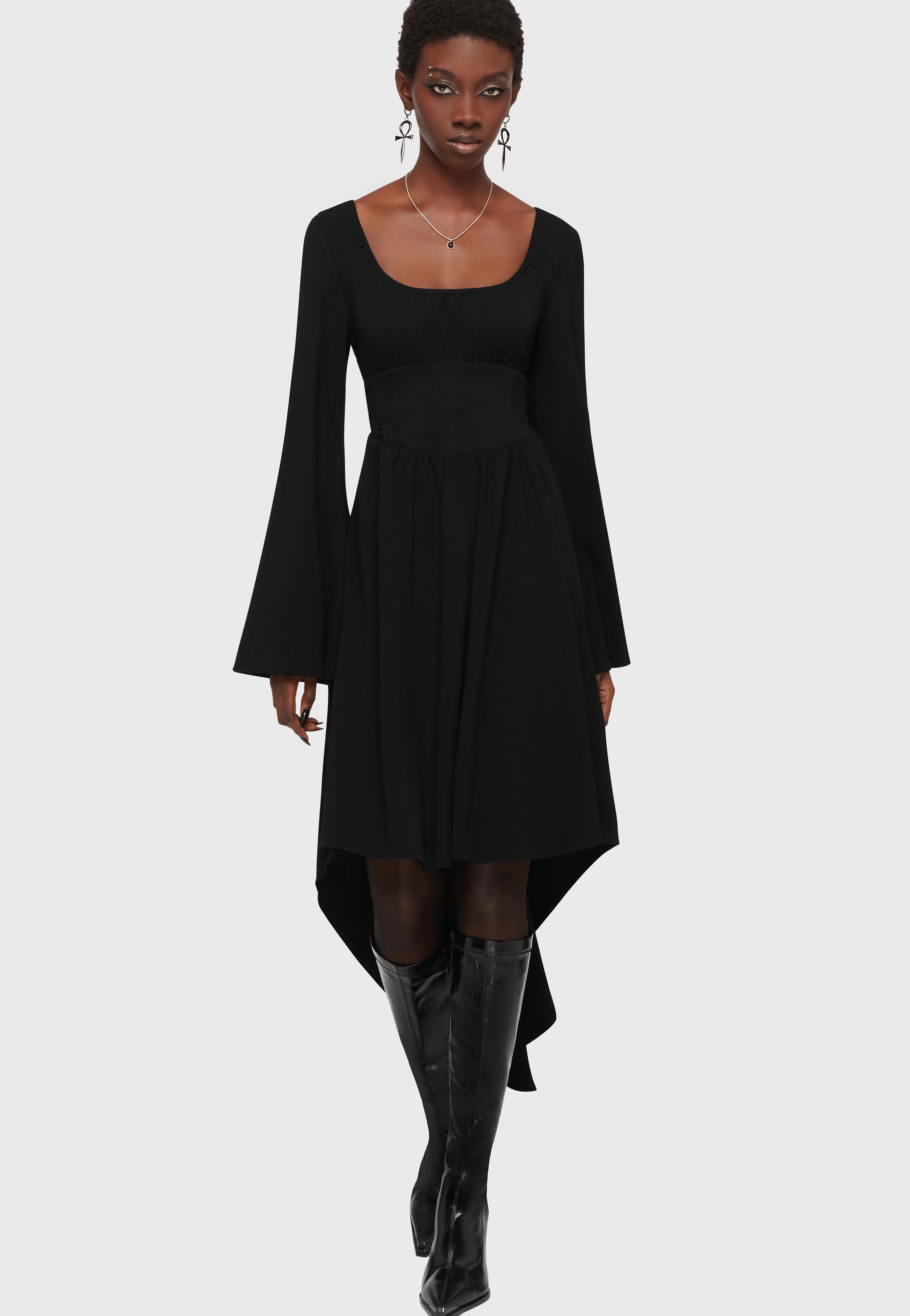 Killstar x Motionless In White - Eye Of Eris Black - Dress | Women-Image