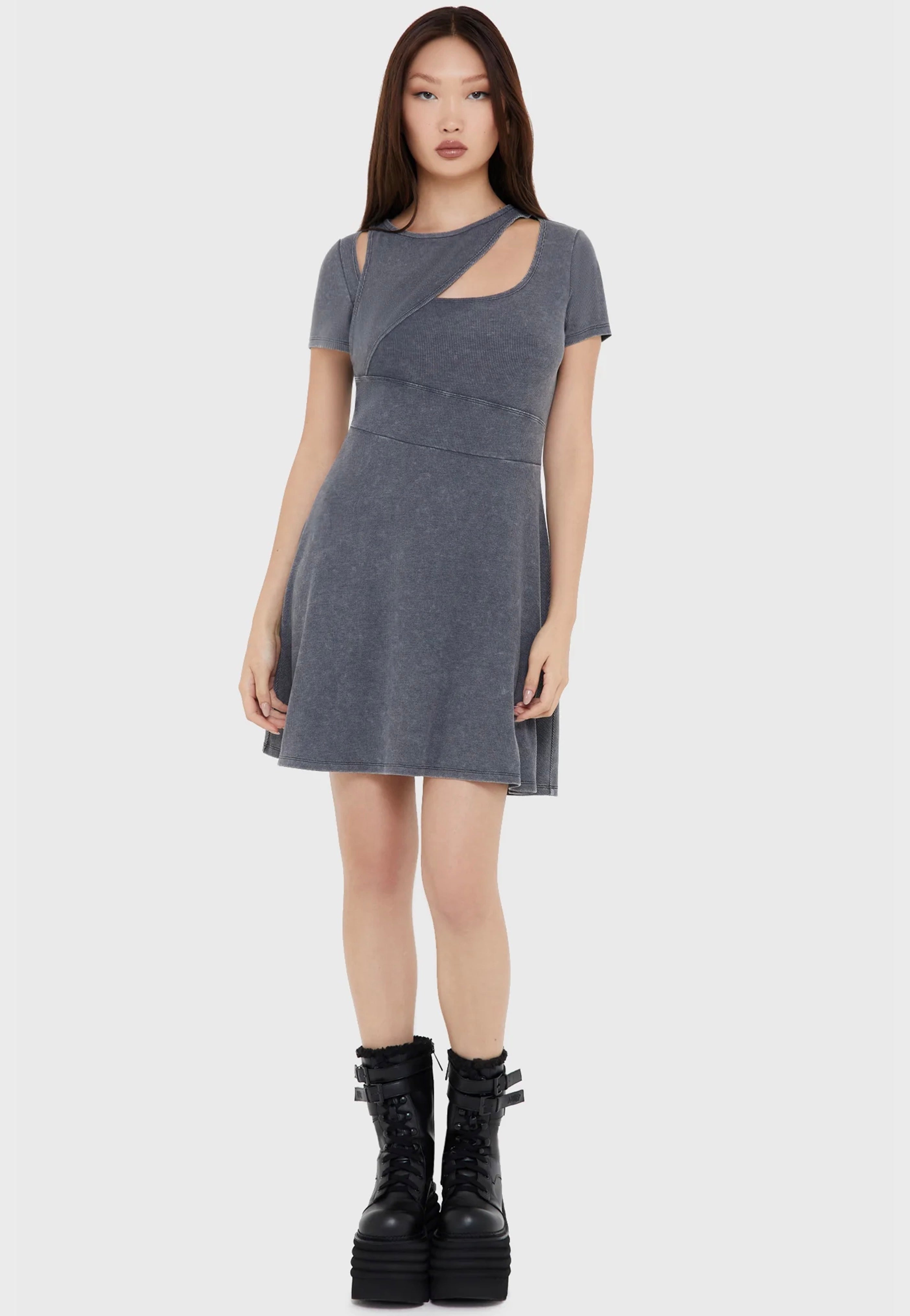 Killstar x Kihilist - Fallen Vault Black - Dress | Women-Image