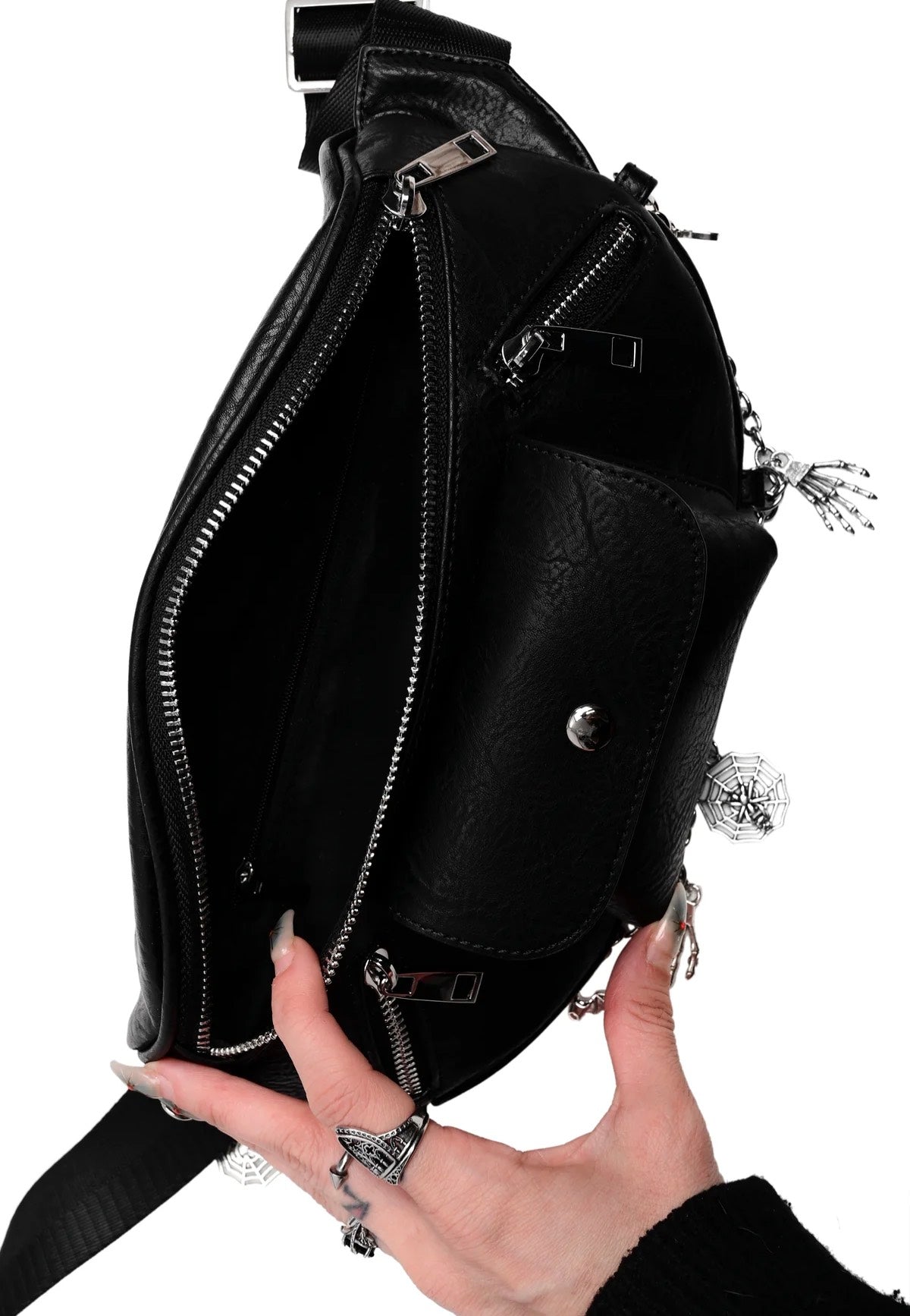 Foxblood - Charm Fanny Black - Hip Bag | Neutral-Image