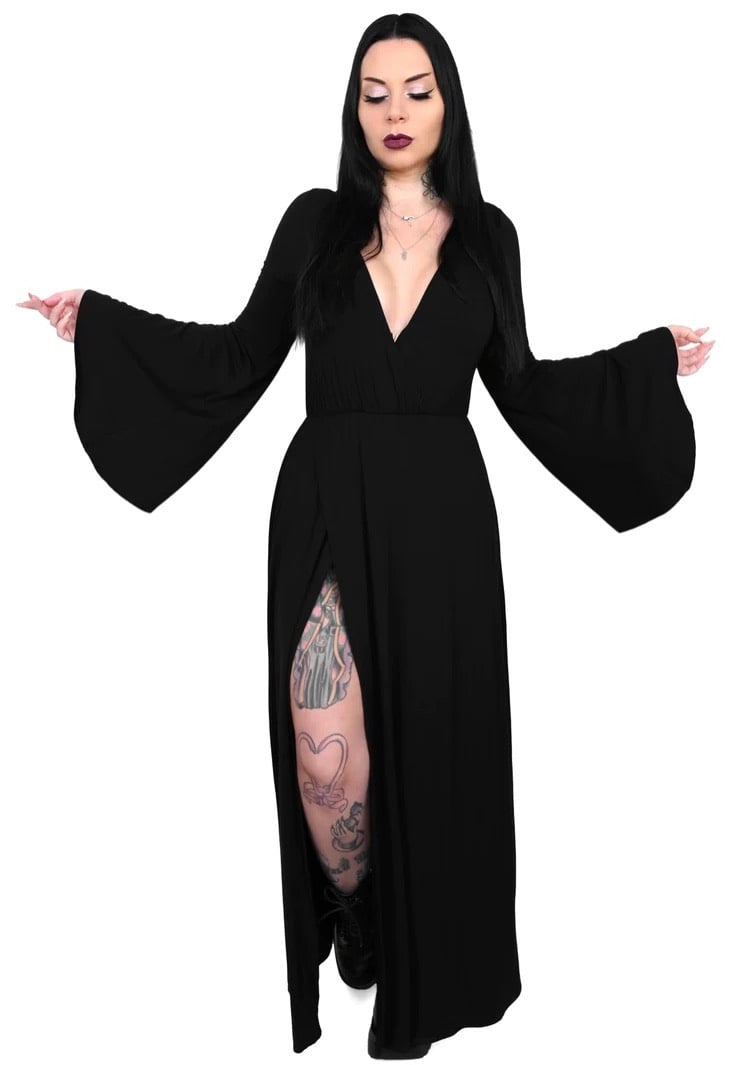 Foxblood - Cassandra Bell Sleeve Black - Dress