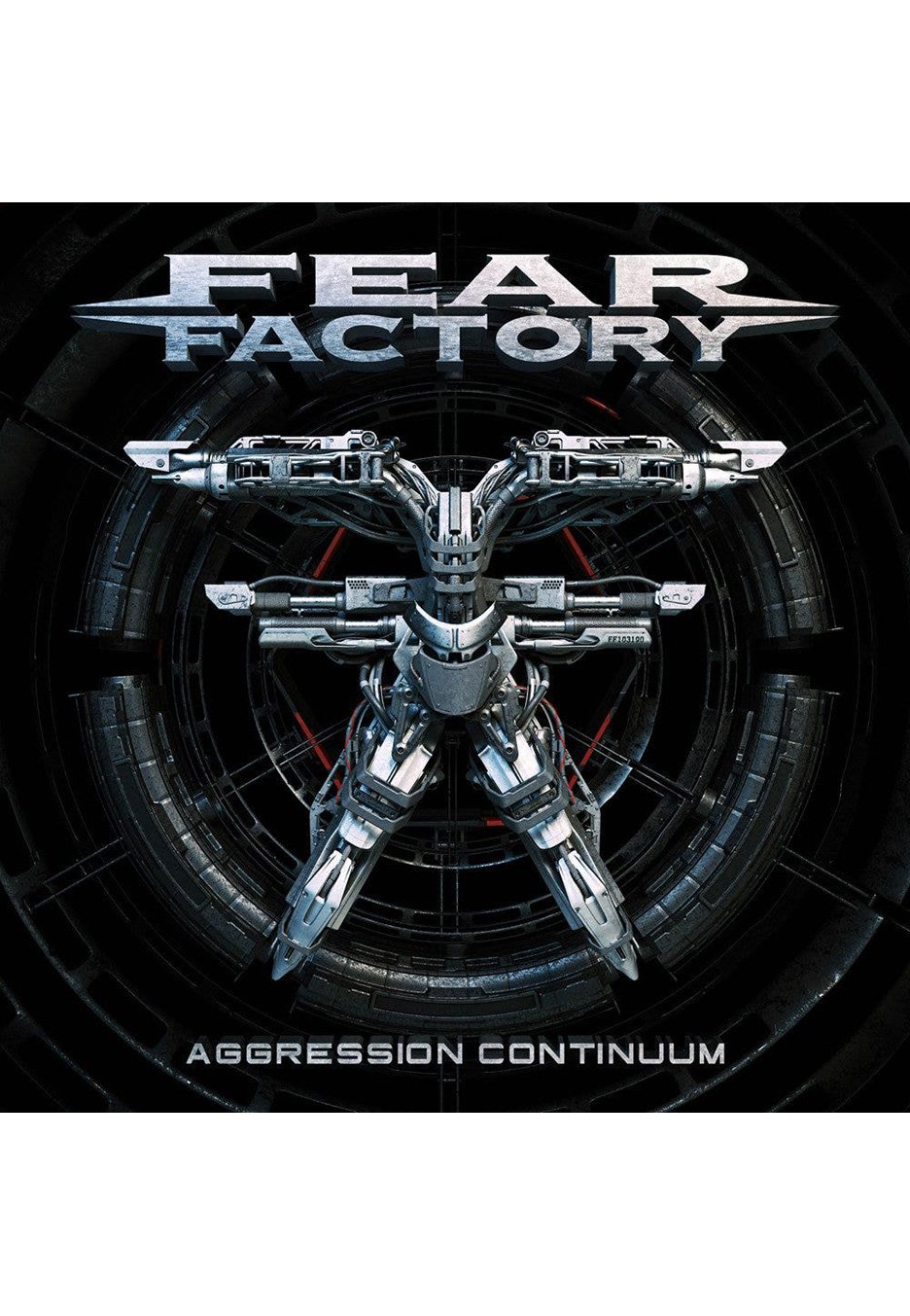 Fear Factory - Aggression Continuum Transparent Red/Black - Marbled 2 Vinyl