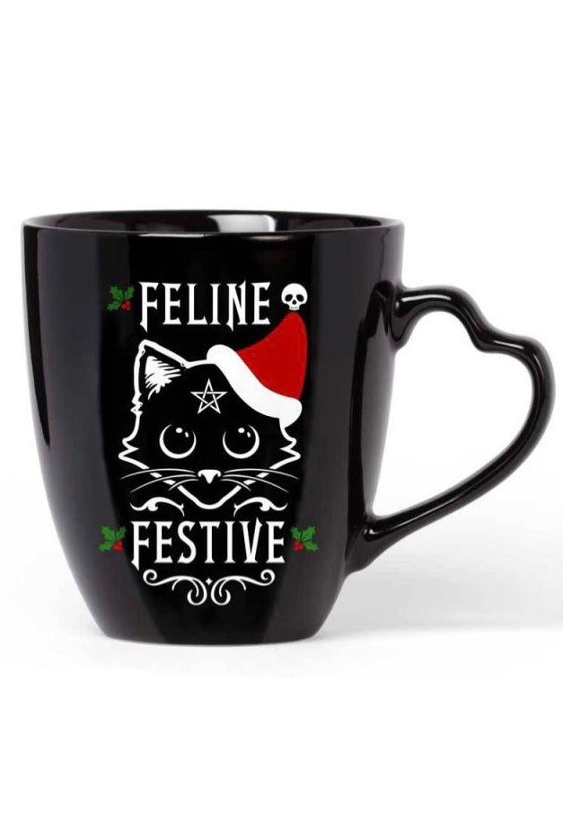 Alchemy England Feline Festive Christmas Mug