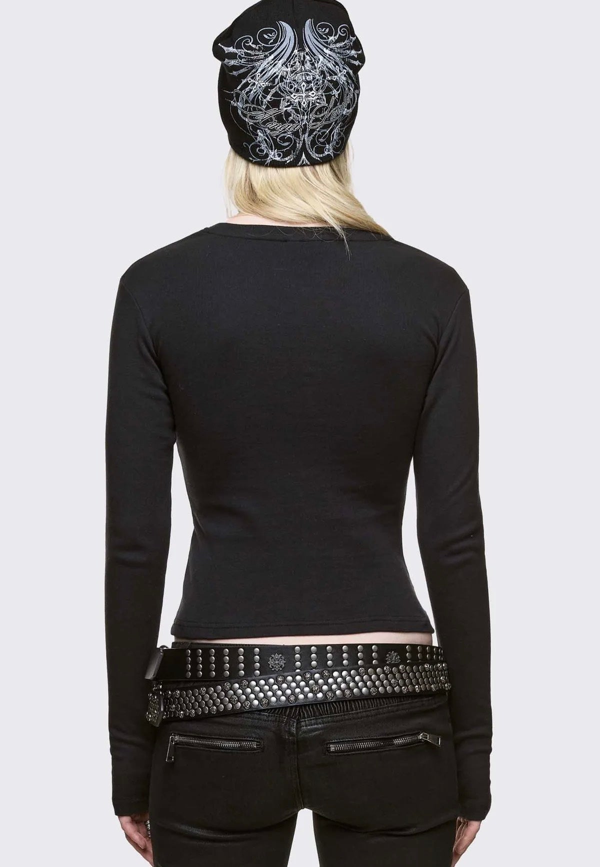 Minga London - Feral Cross Black - Top | Women-Image