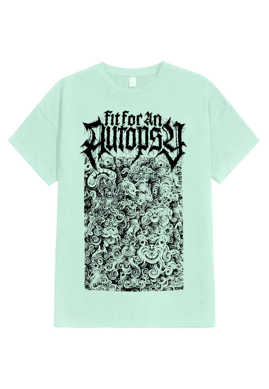 Fit For An Autopsy - Demonic Gyre Mint Green - T-Shirt