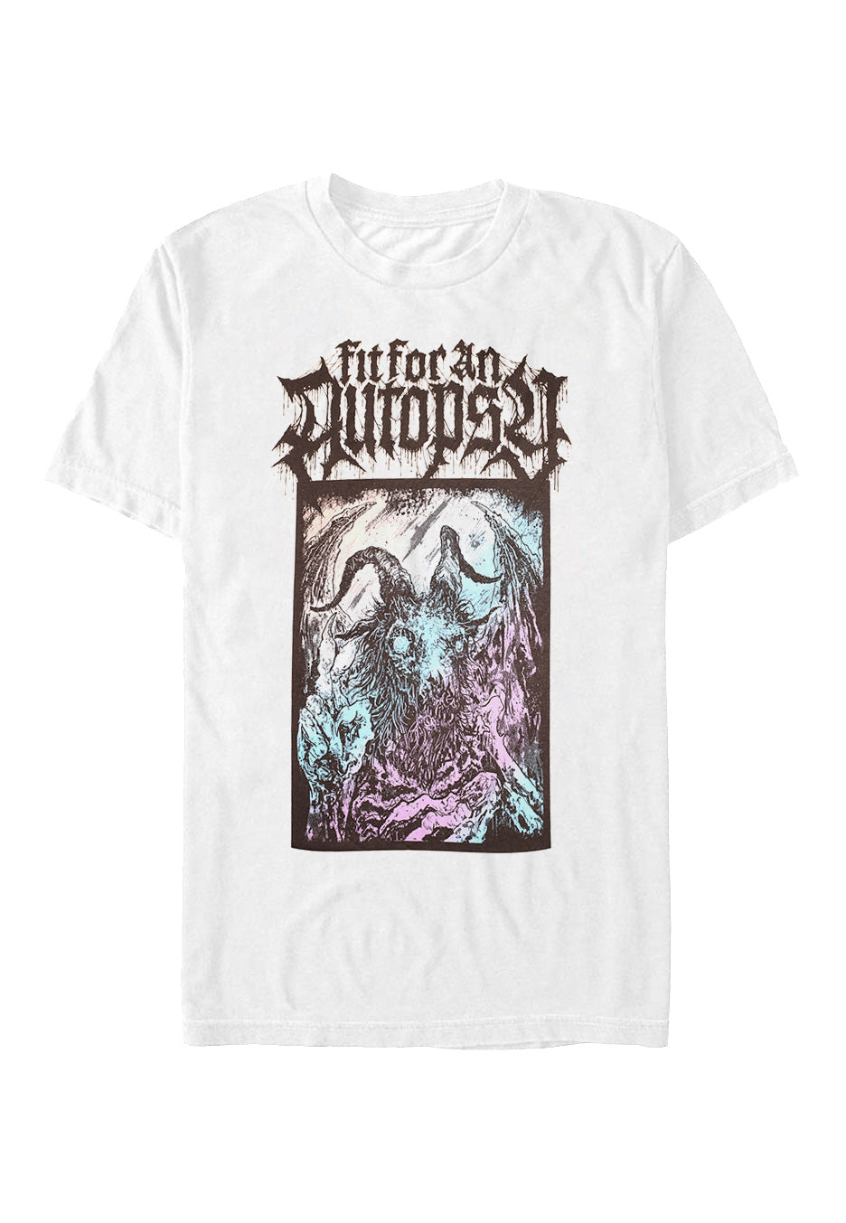 Fit For An Autopsy - Horned Husk White - T-Shirt