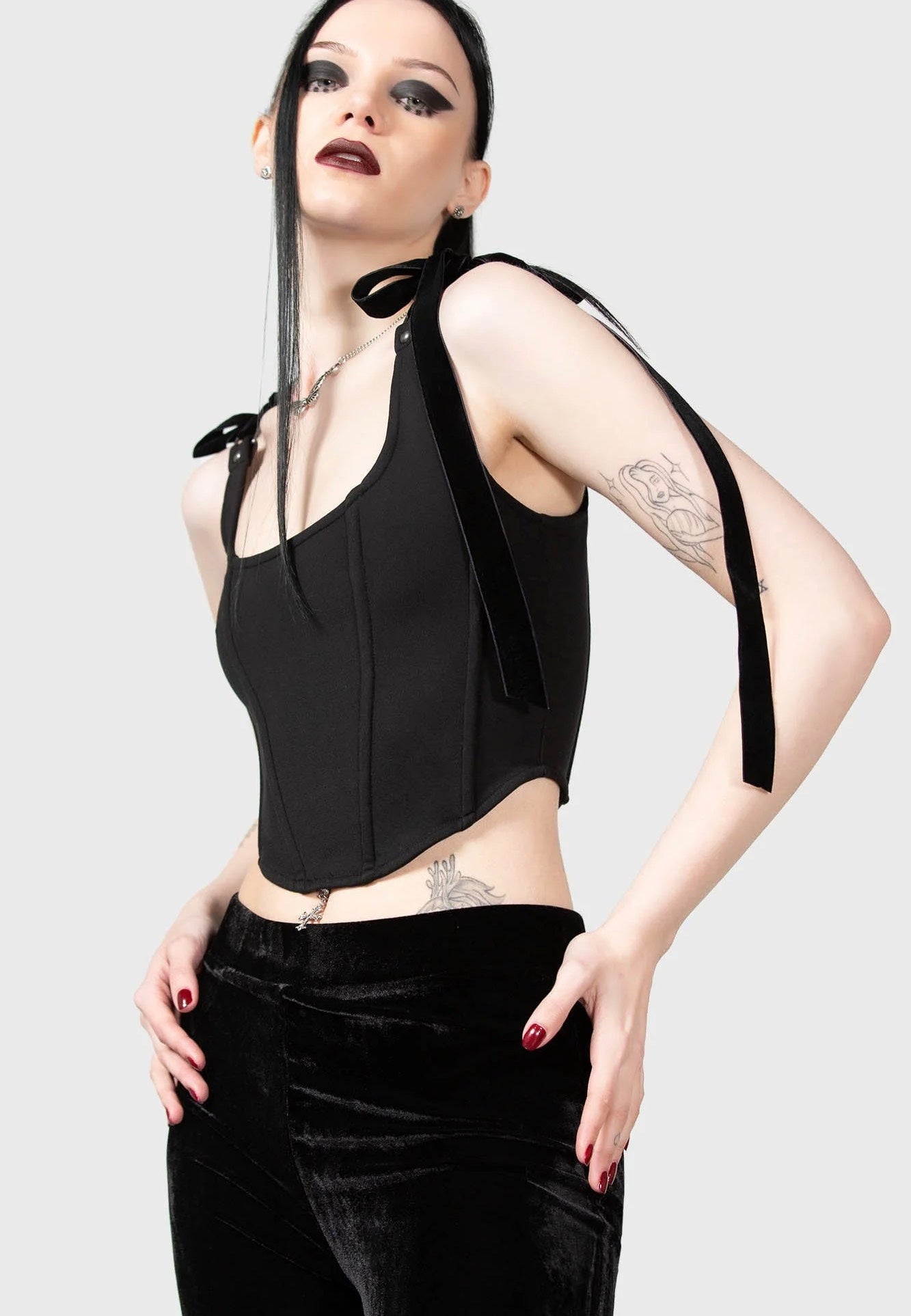 Killstar - Flora Black - Corset | Women-Image