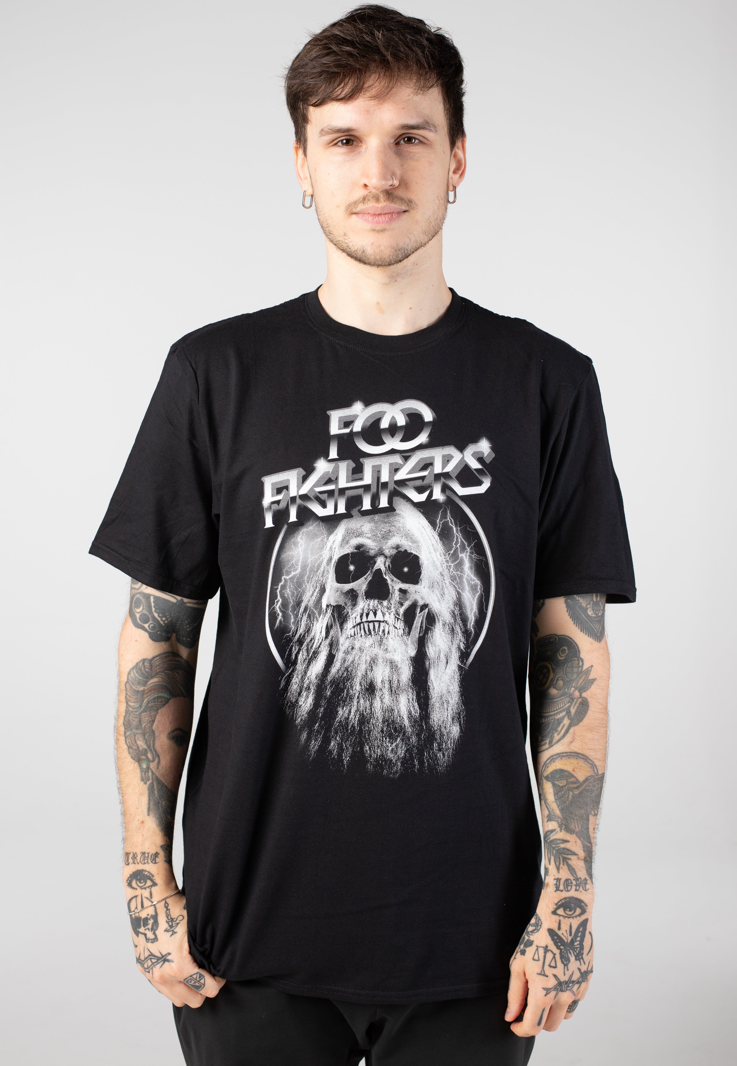 Foo Fighters - Bearded Skull  - T-Shirt | Men-Image