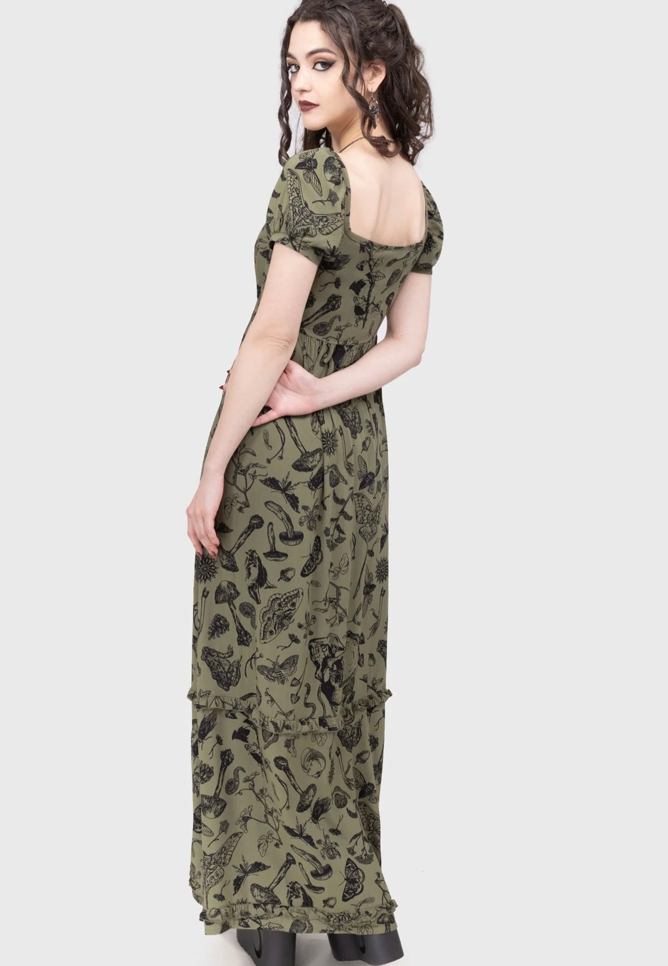 Killstar - Forestine Maxi Green - Dress | Women-Image