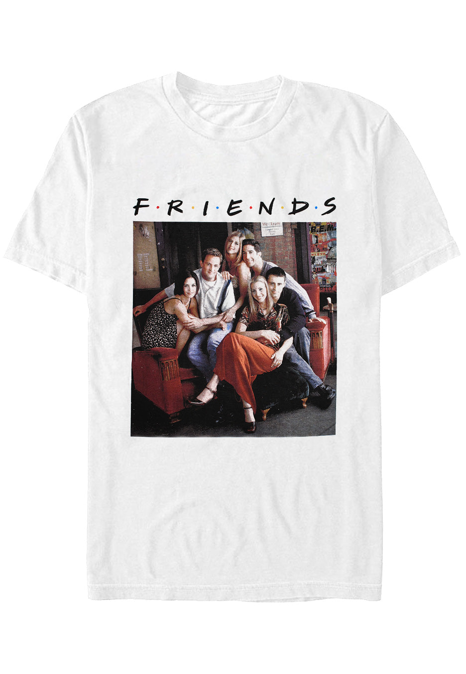Friends - Group Photo White - T-Shirt | Neutral-Image