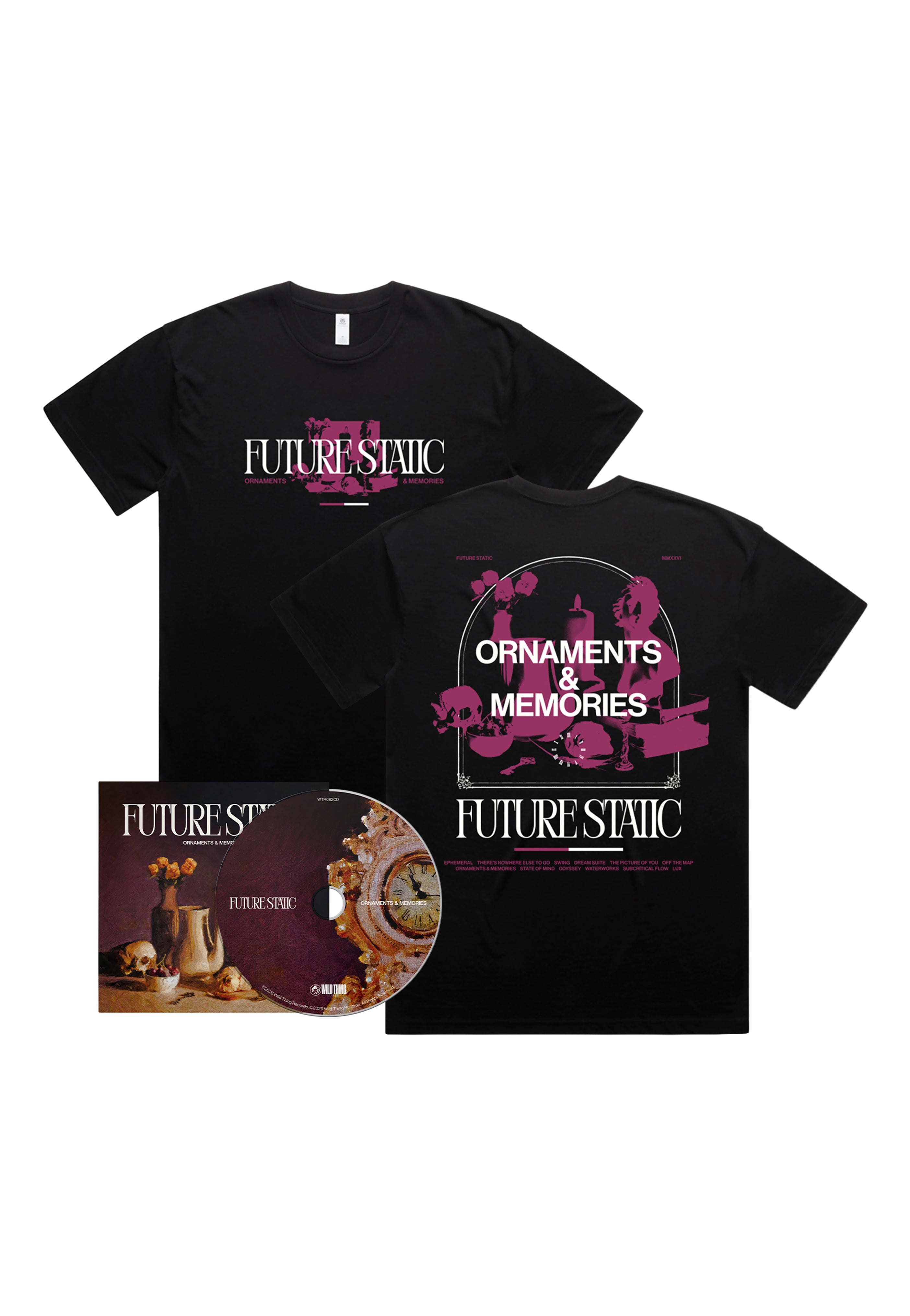 Future Static - Ornaments & Memories T-Shirt + CD - Special Pack