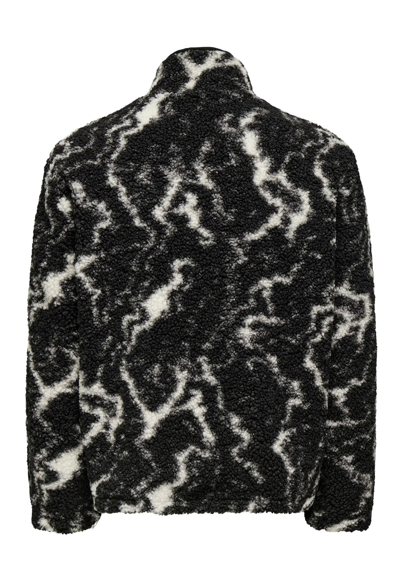 Only & Sons - Jaimy Sherpa Black/White - Jacket | Men-Image