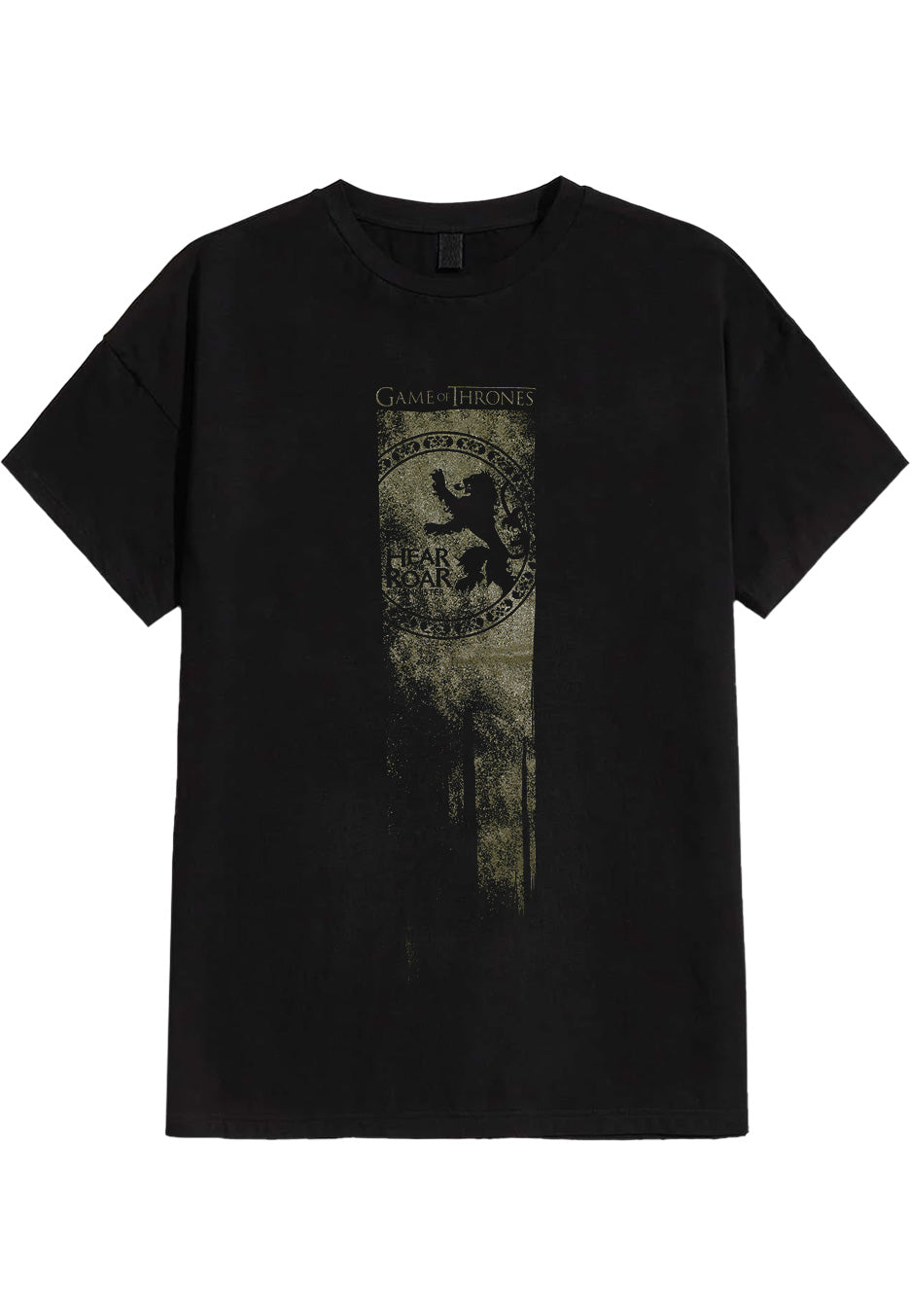 Game Of Thrones - Lannister Flag: Hear Me Roar - T-Shirt | Neutral-Image