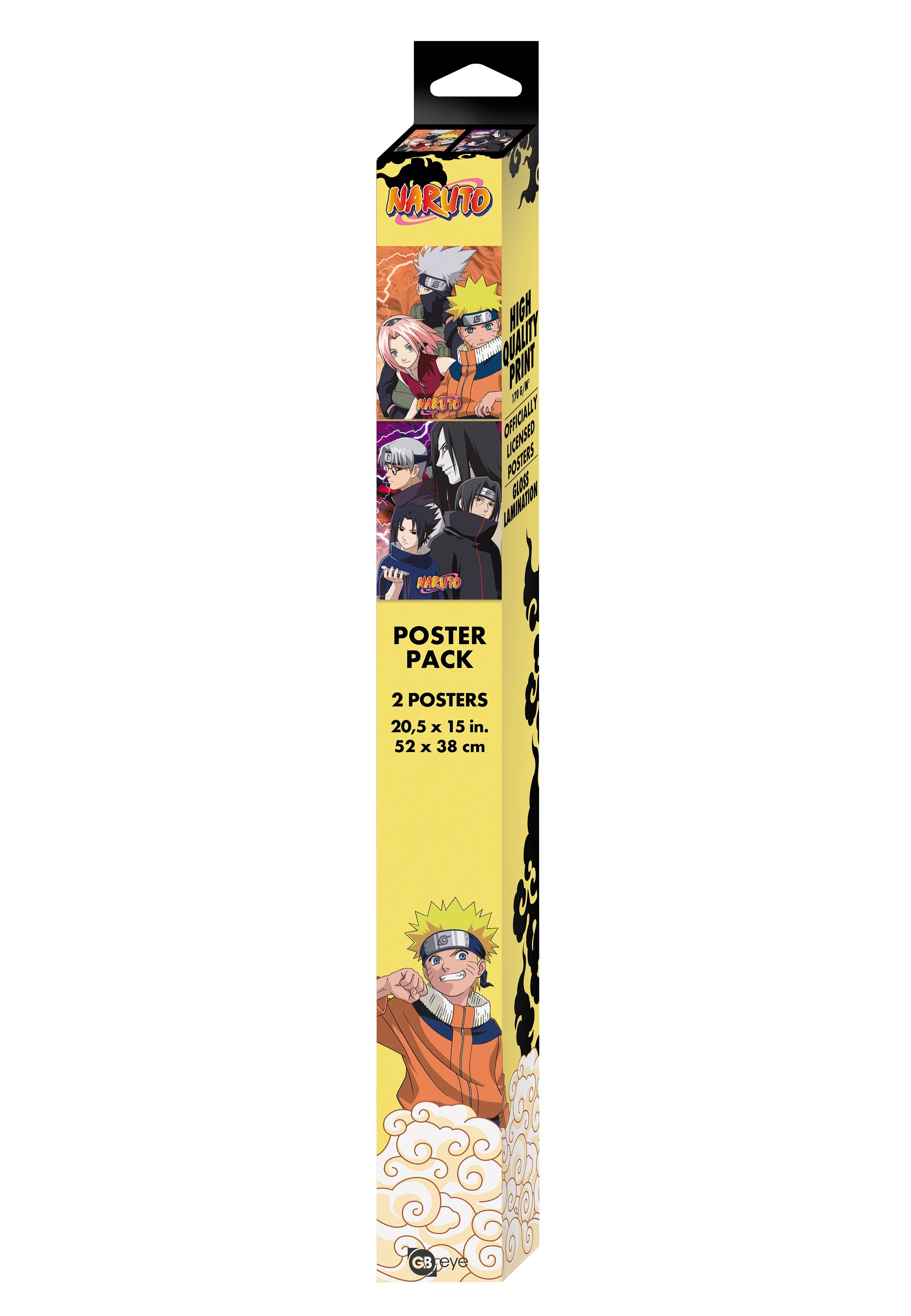 Naruto - Konoha Ninjas / Deserts Chibi Set - Poster | Nuclear Blast