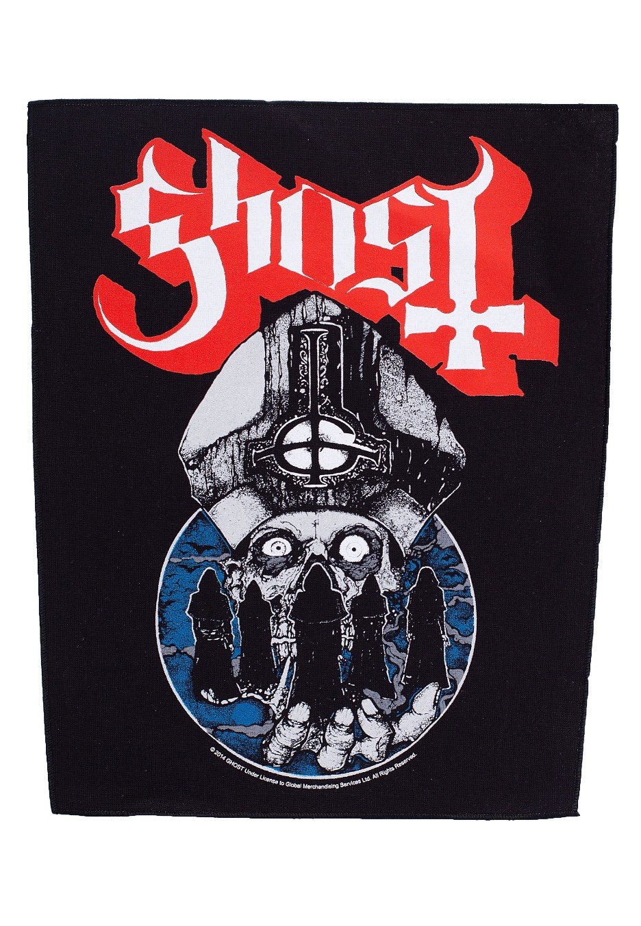 Ghost - Papa Warriors - Backpatch