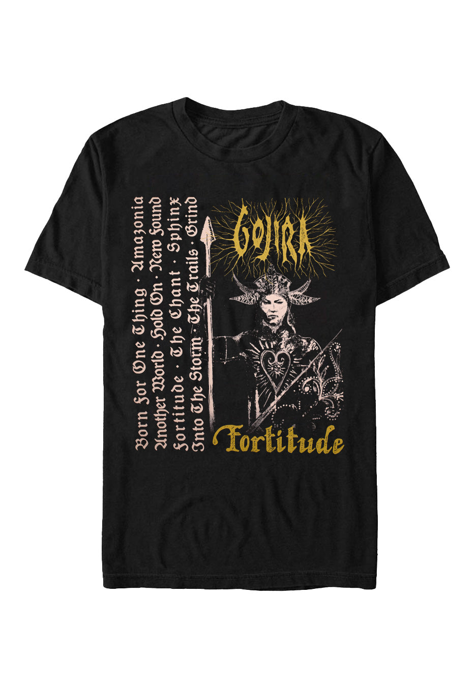 Gojira - Fortitude Tracklist - T-Shirt