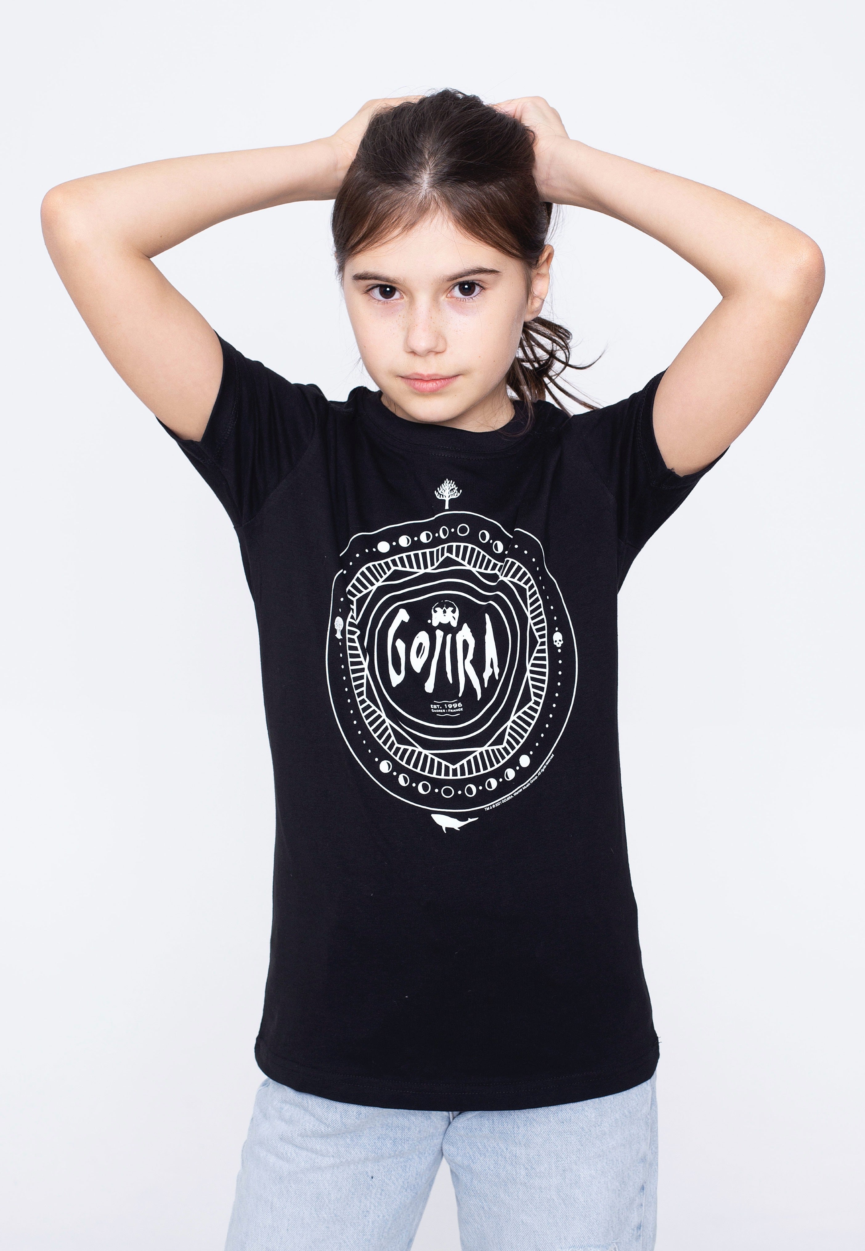 Gojira - Moon Phases Kids Black/White - T-Shirt | Men-Image