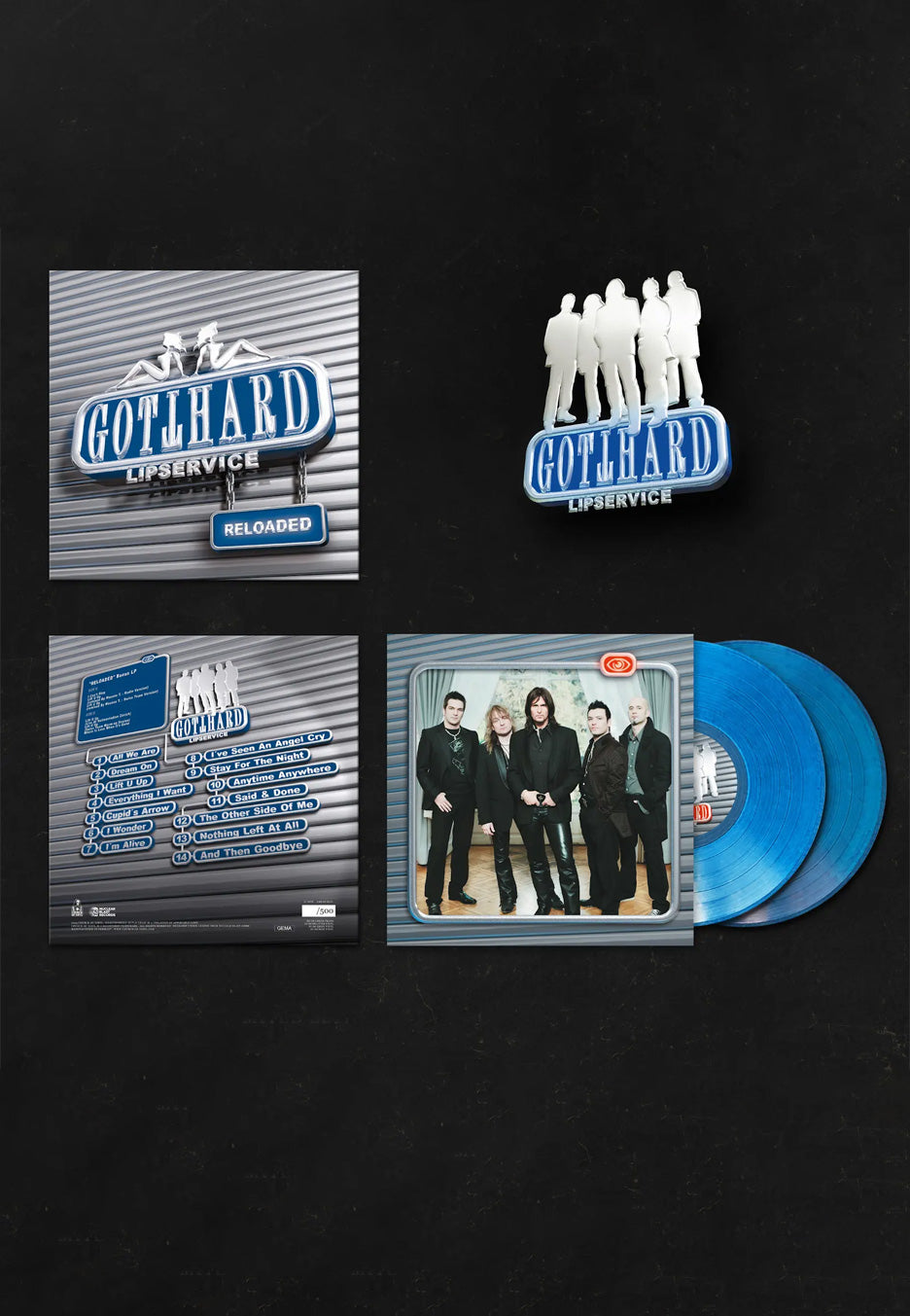 Gotthard - Lipservice (Reload) Ltd. Blue - Colored 2 Vinyl | Neutral-Image