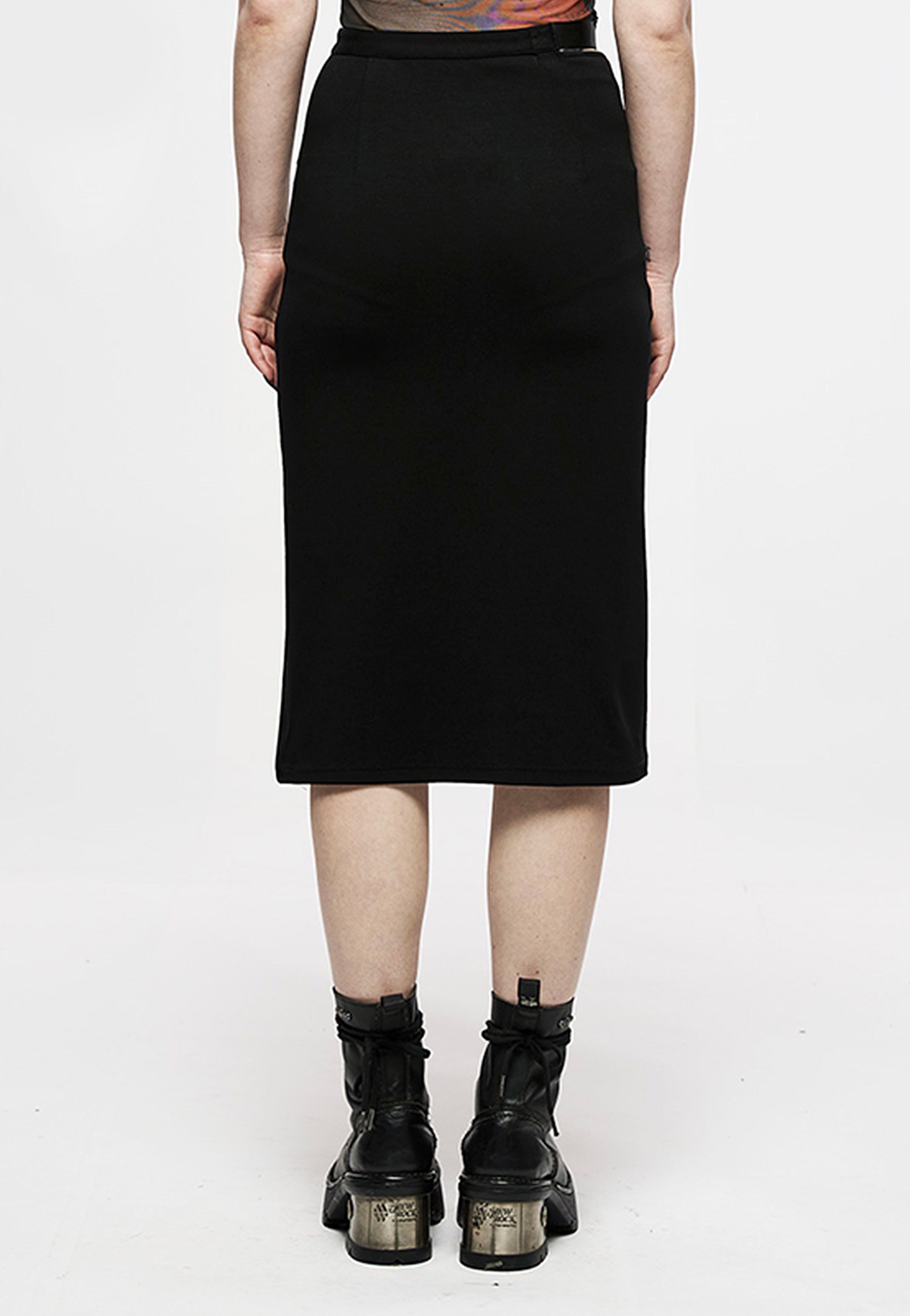 Punk Rave - Florentine Tragedy Maxi Black - Skirt