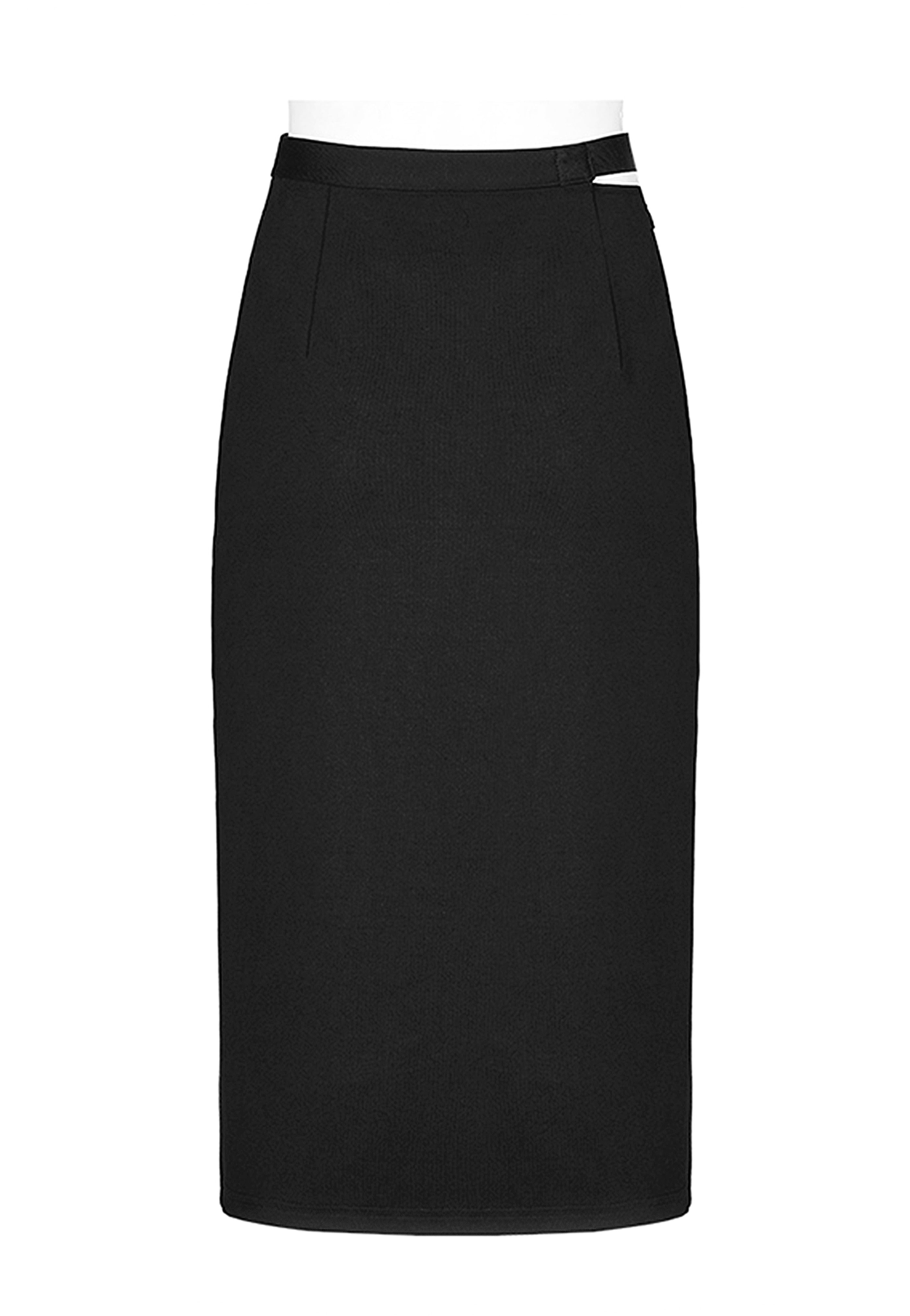 Punk Rave - Florentine Tragedy Maxi Black - Skirt