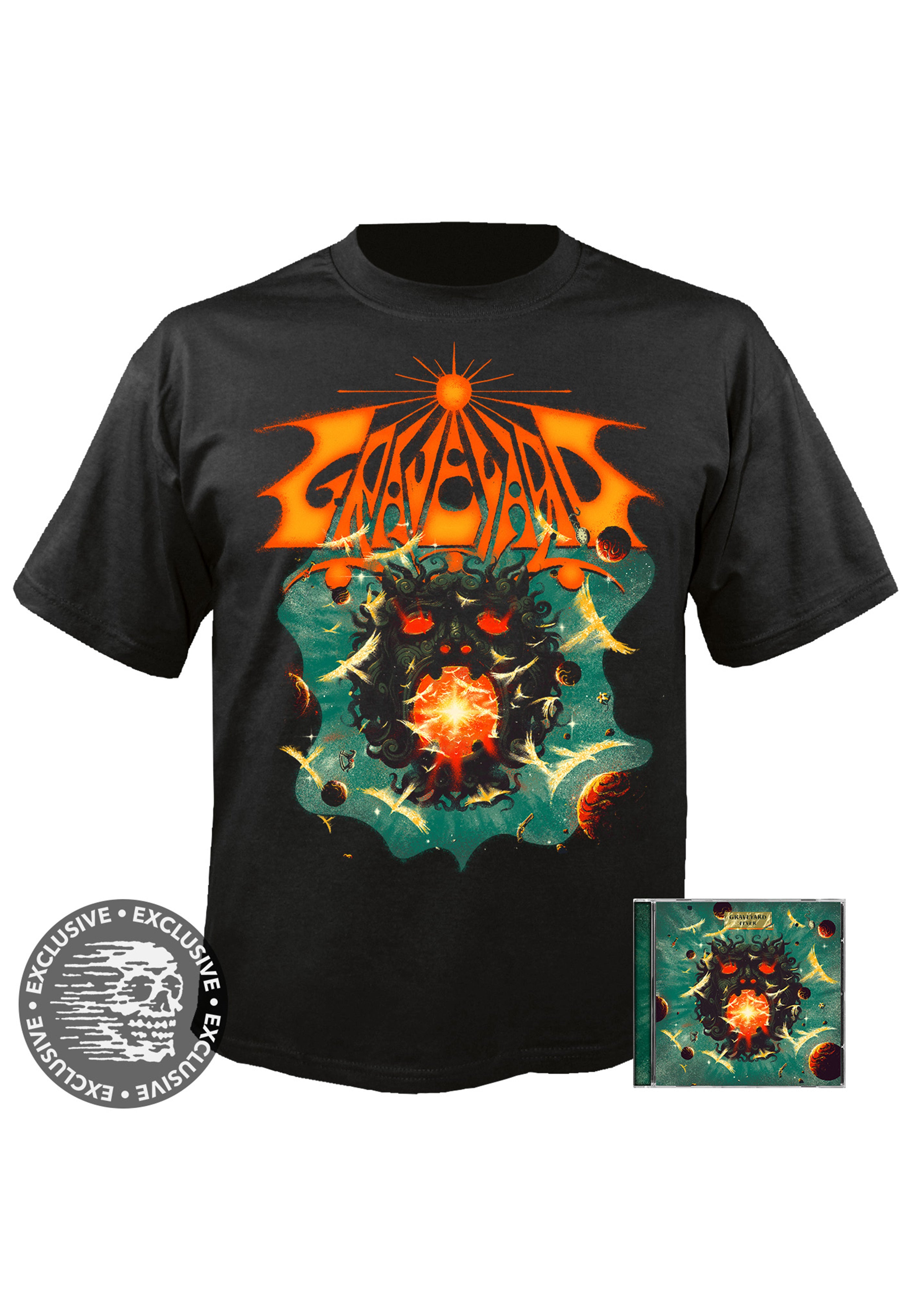 Graveyard - Fever T-Shirt + CD - Special Pack