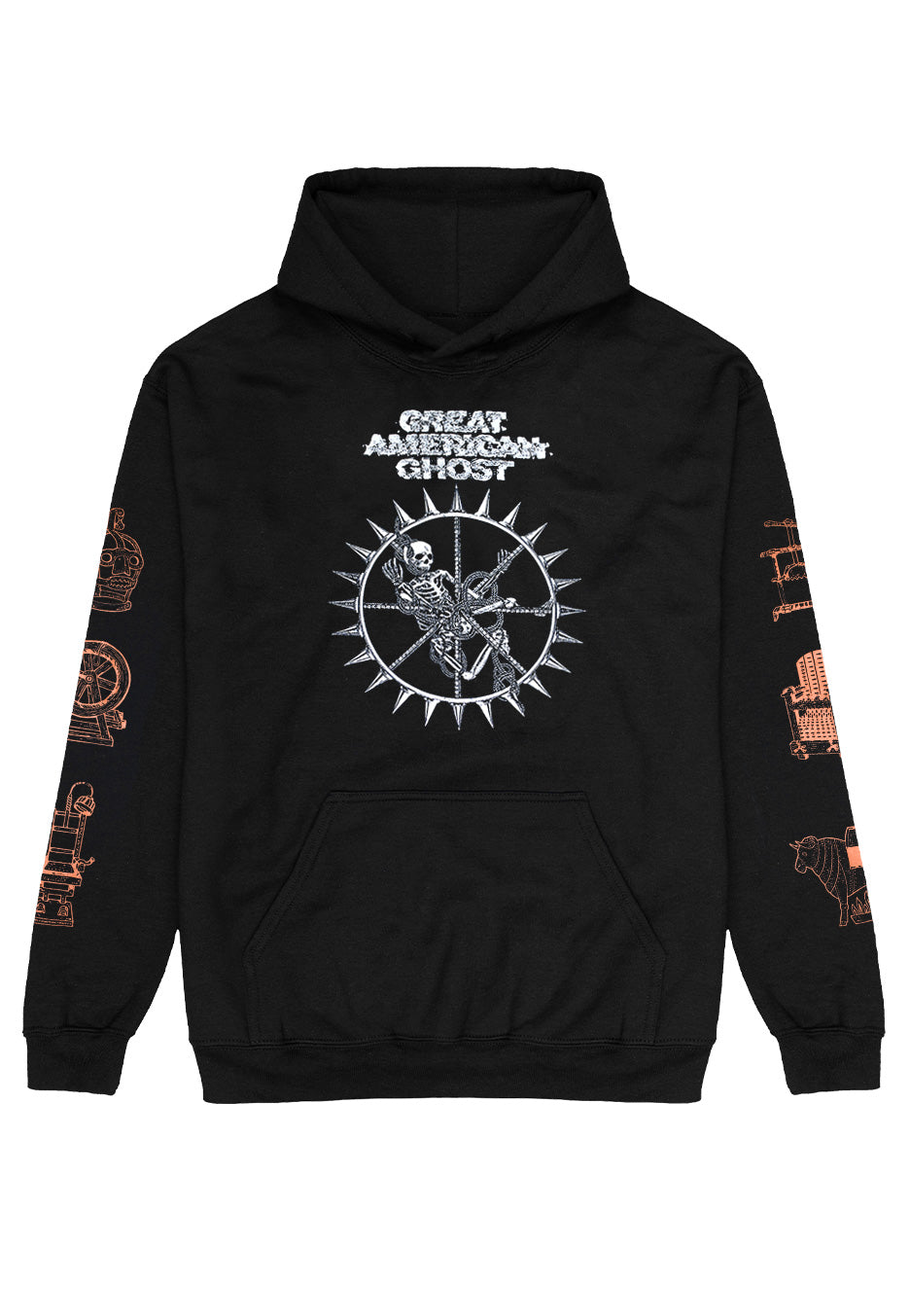 Great American Ghost - Torture World Globe - Hoodie | Neutral-Image