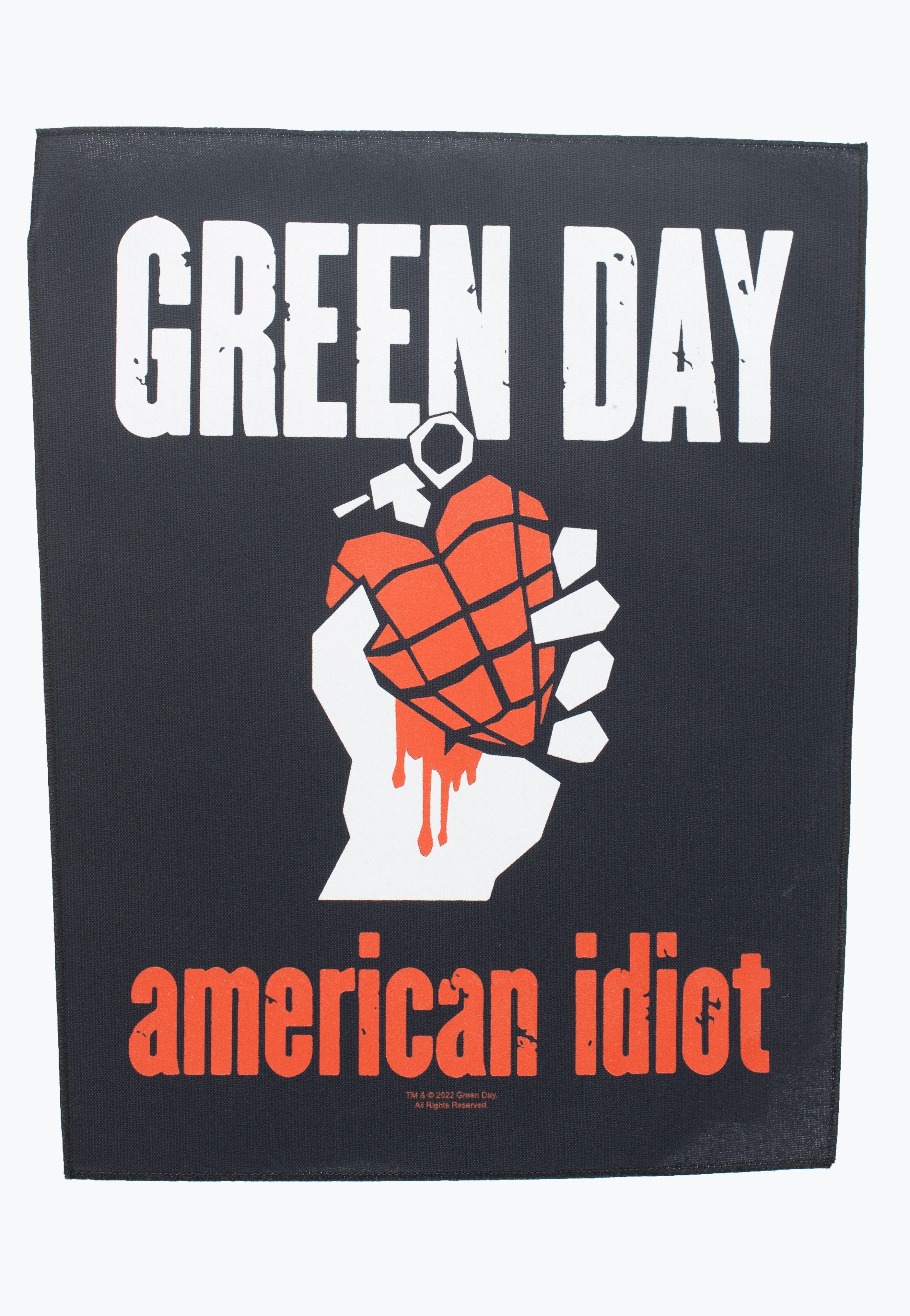 Green Day - American Idiot - Backpatch