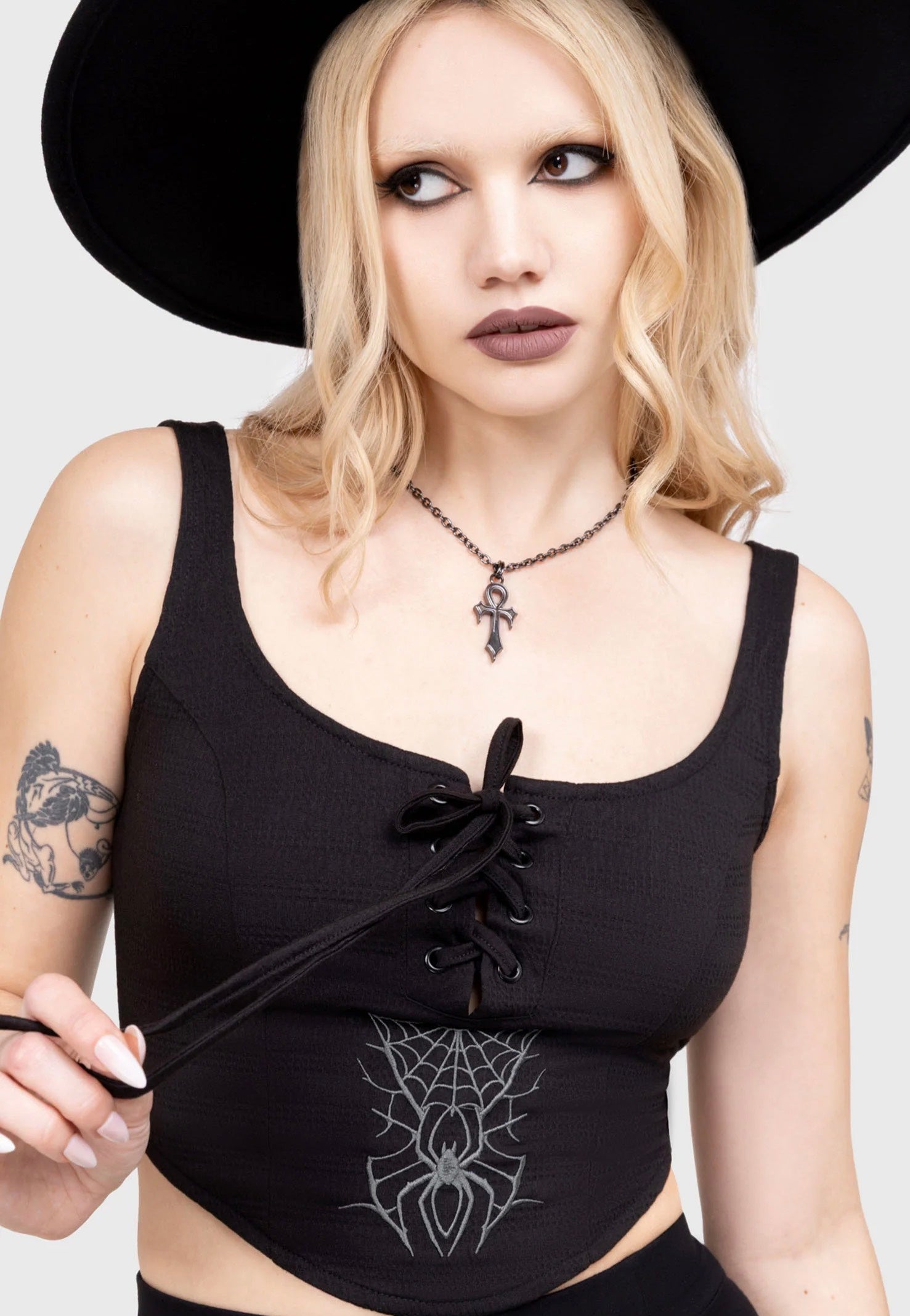 Killstar - Grimwatch Black - Corset | Women-Image