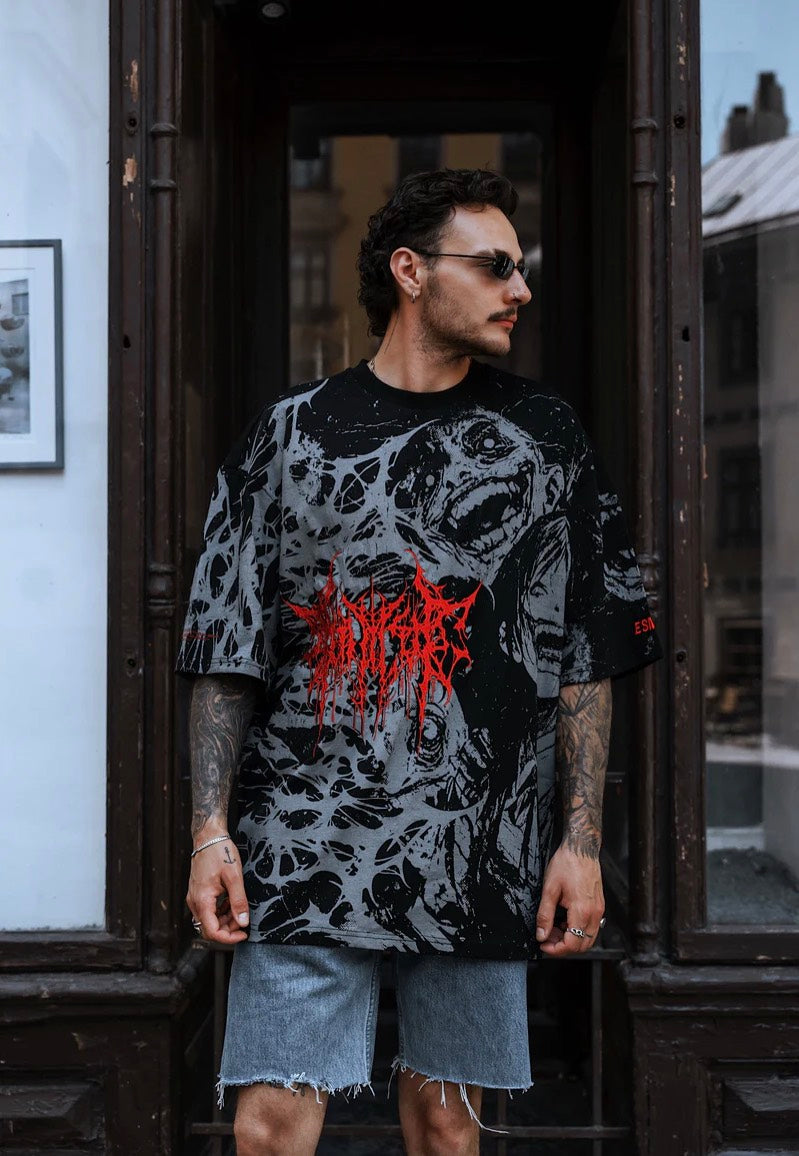 Stay Cold Apparel - Grinfrost Oversized Black - T-Shirt | Men-Image