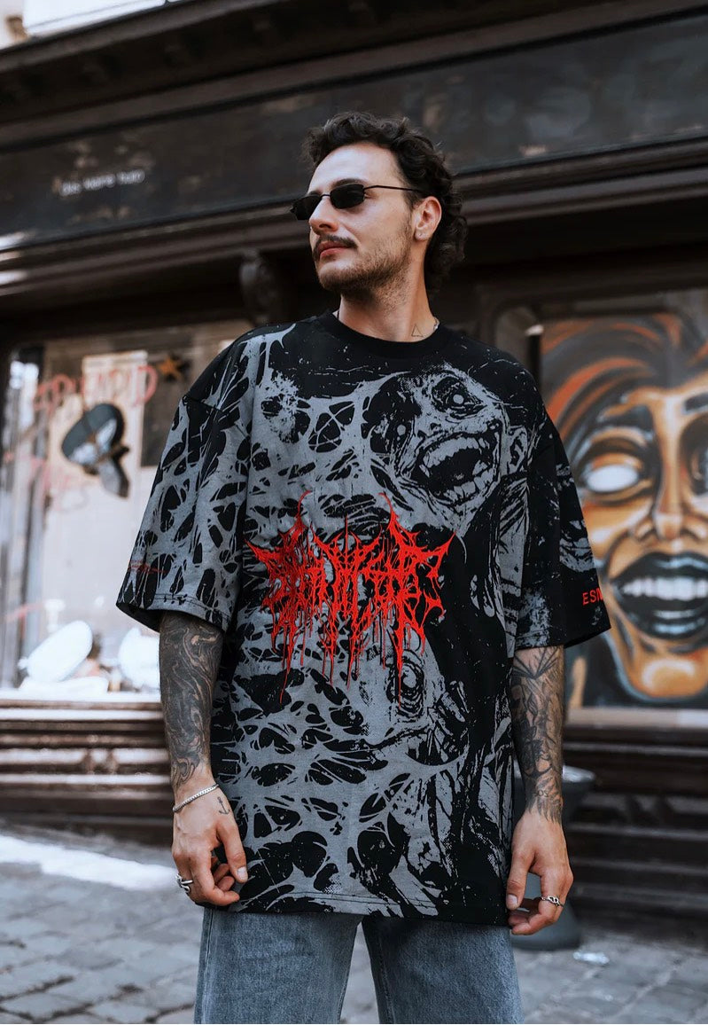 Stay Cold Apparel - Grinfrost Oversized Black - T-Shirt | Men-Image
