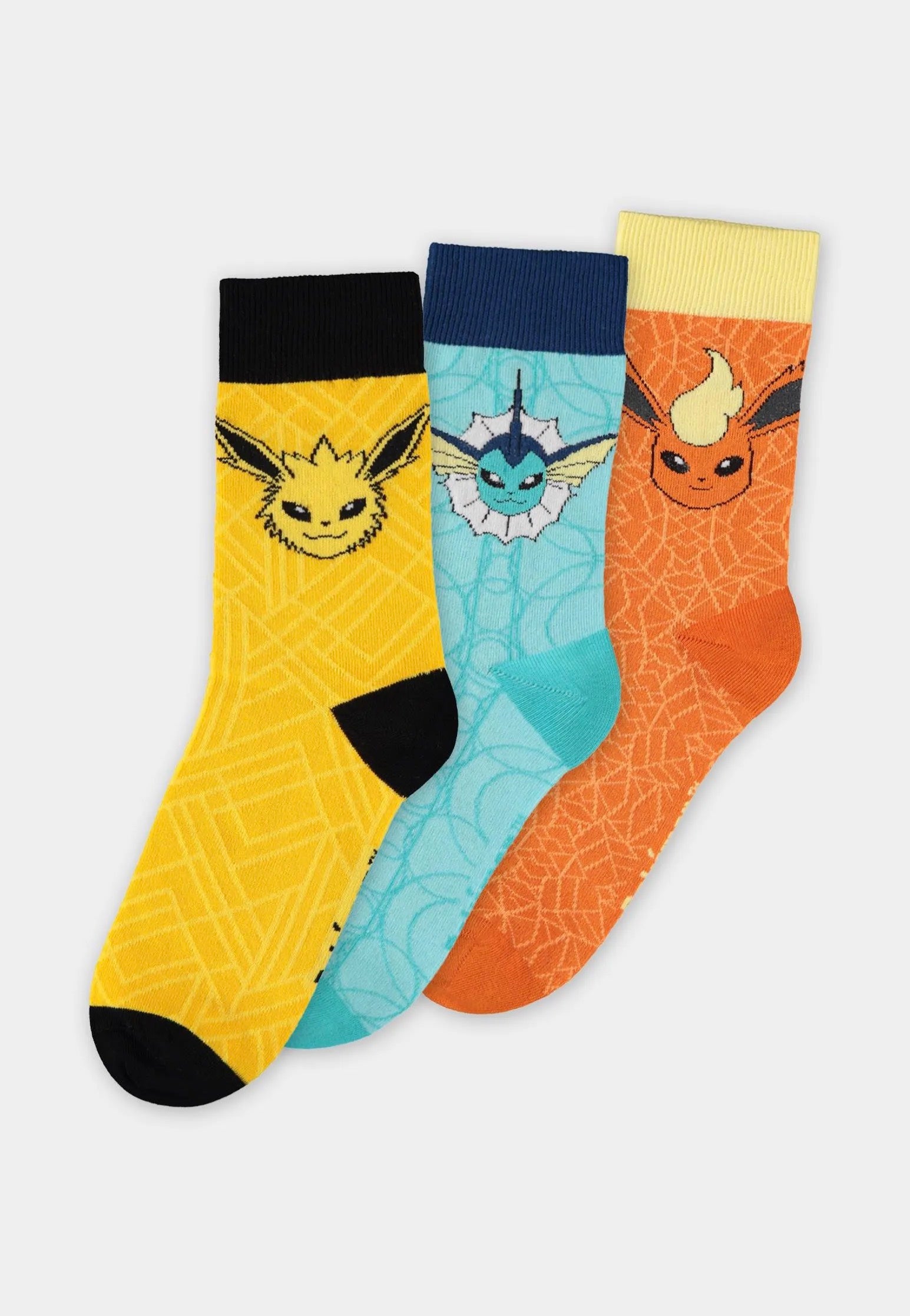 Pokémon - Eevee Evolution (VFJ) 3 Pack - Socks | Neutral-Image