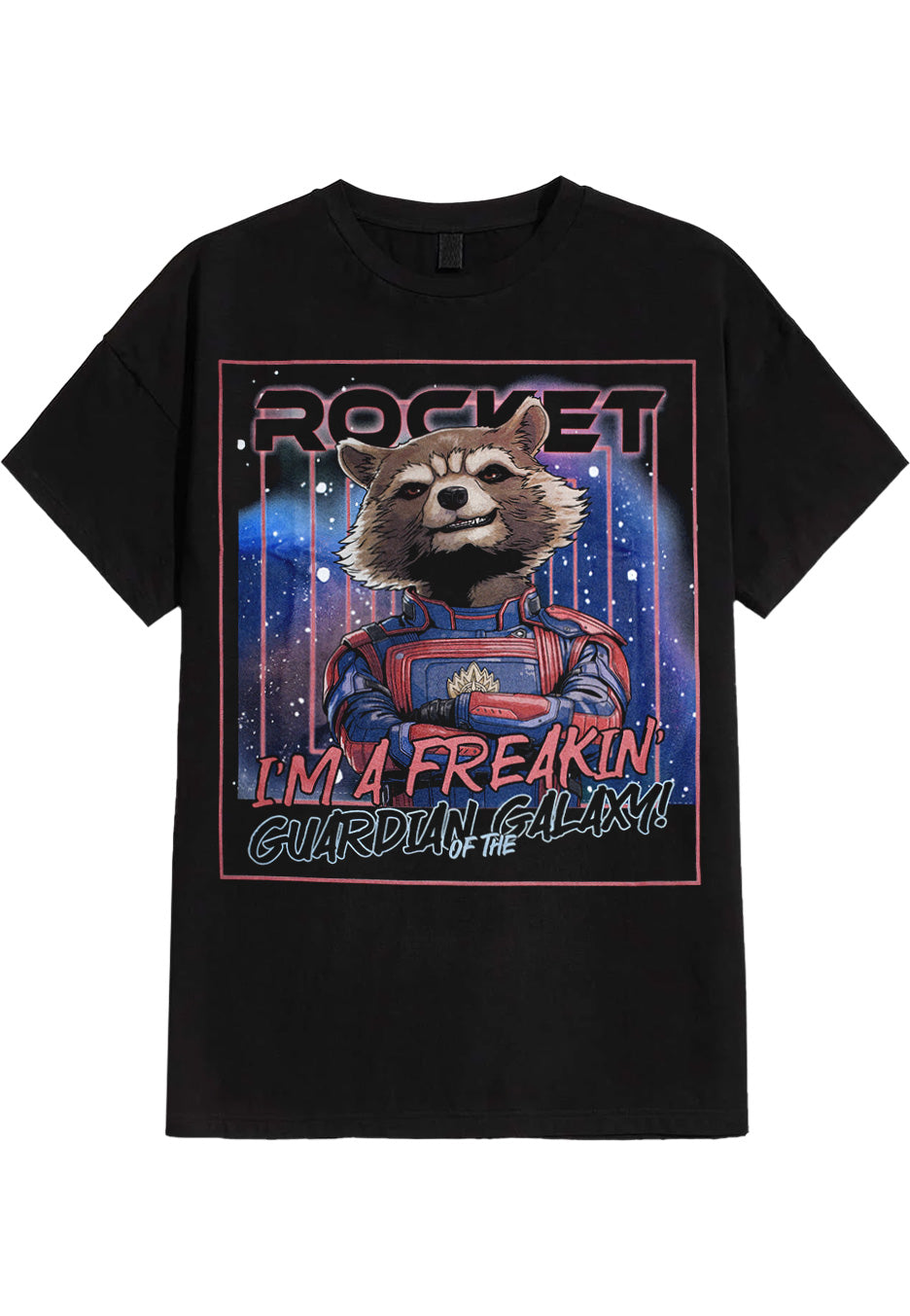 Guardians Of The Galaxy - Rocket Glow - T-Shirt | Neutral-Image