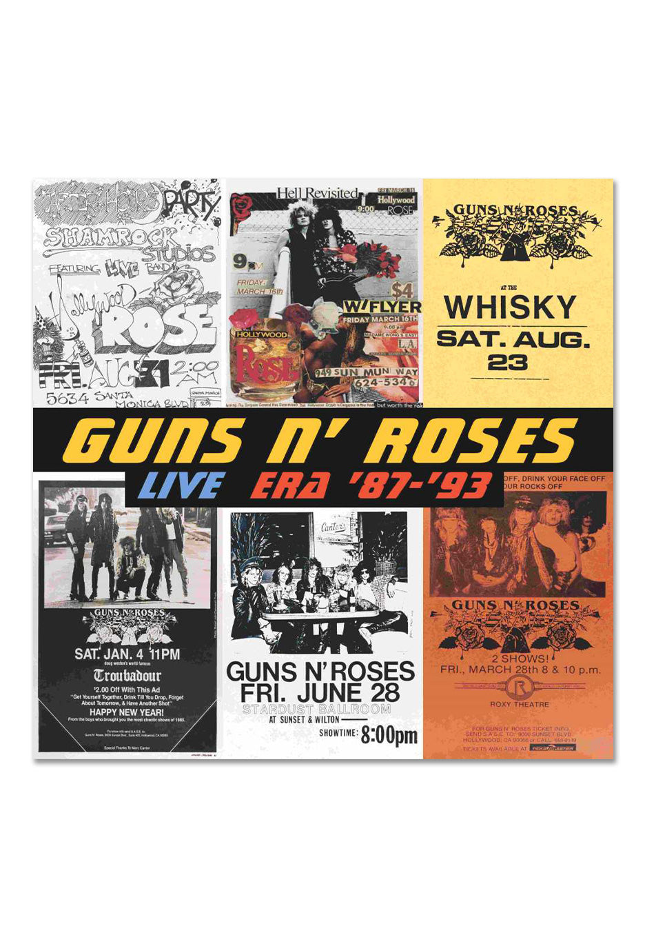 Guns N' Roses Live Era '87-'93限定カラーLP 角潰 Live Era '87-'93 (4LP Premium Edition) - Guns N' Roses Official Store