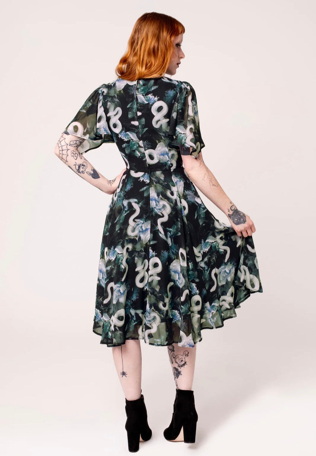 Hellbunny - Serpent Black  - Dress | Women-Image