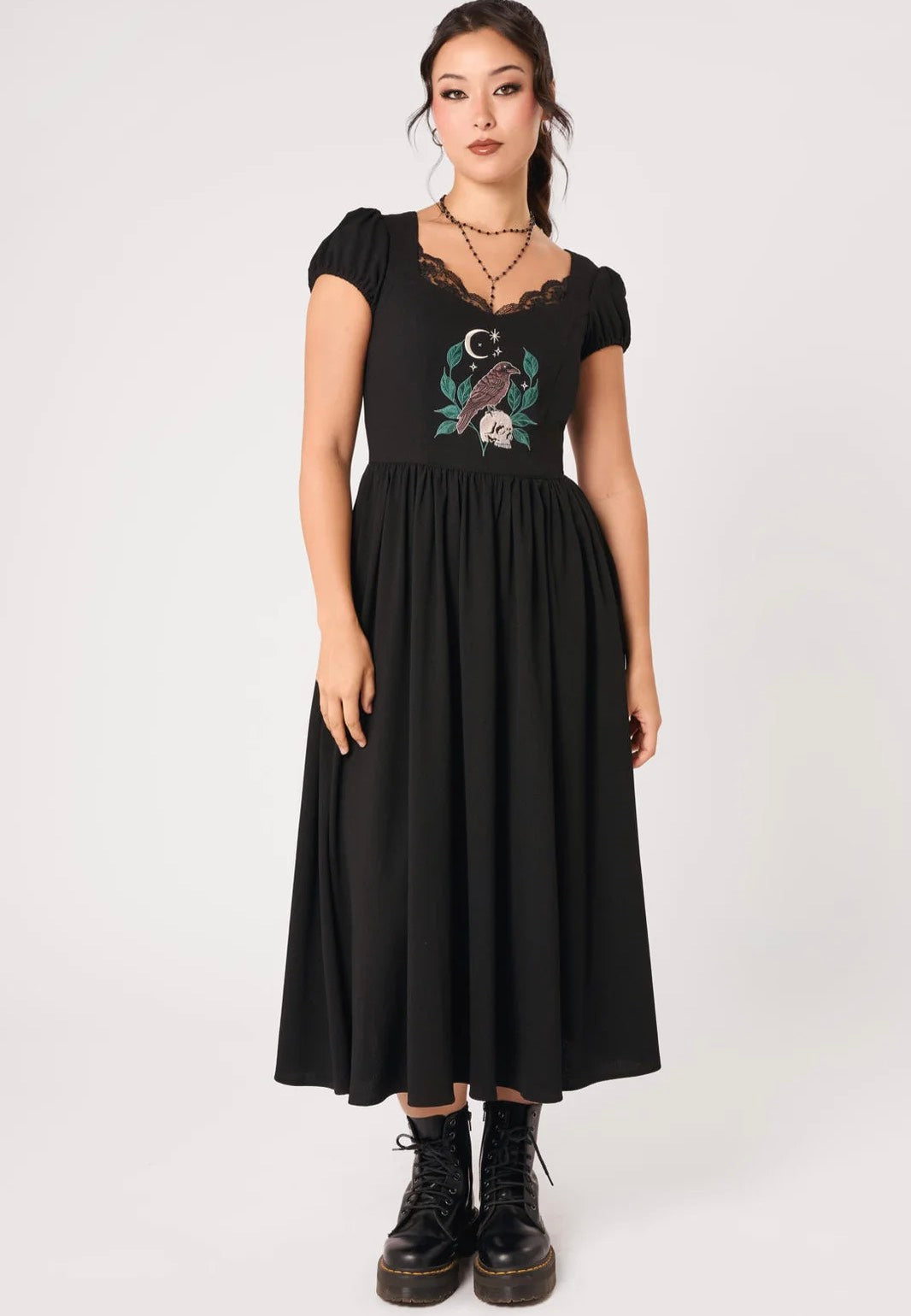 Hellbunny Nevermore Dress Black Dress