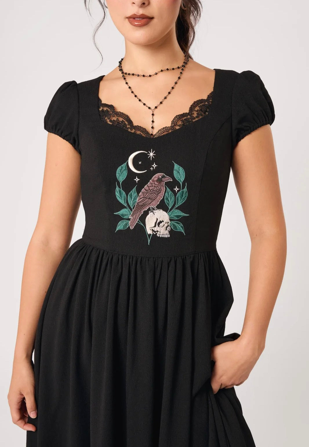 Hellbunny Nevermore Dress Black Dress