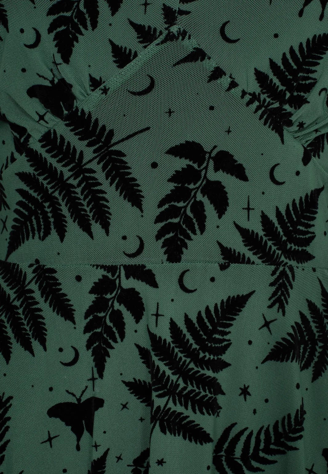 Hellbunny Fearn Mini Green Dress