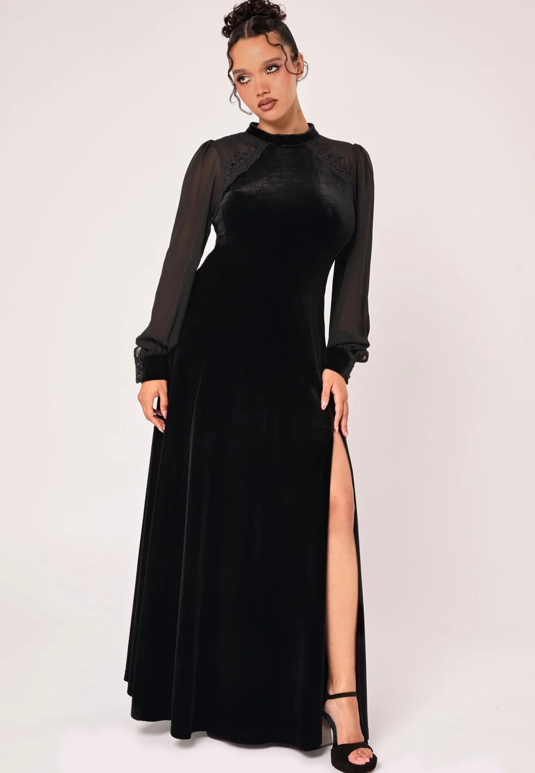 Hellbunny Siara Black Vestido