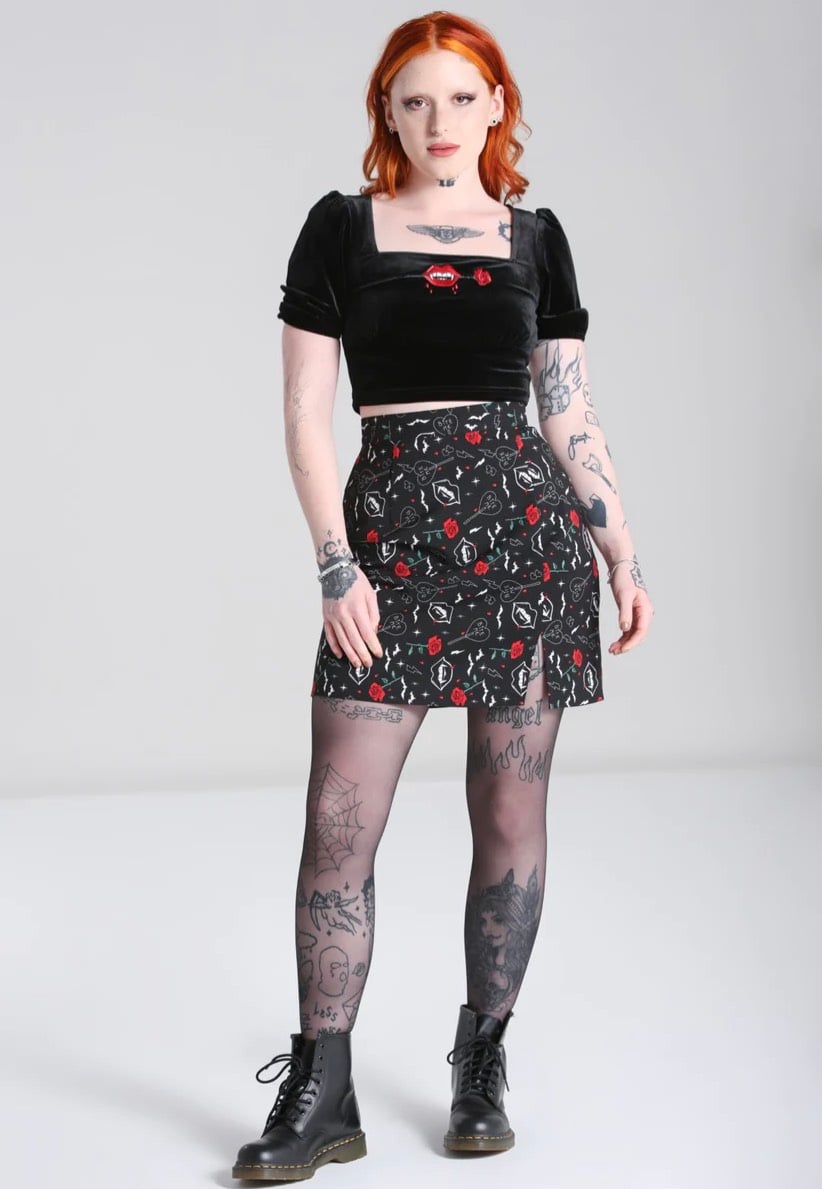 Hellbunny - Lilith Black - Skirt